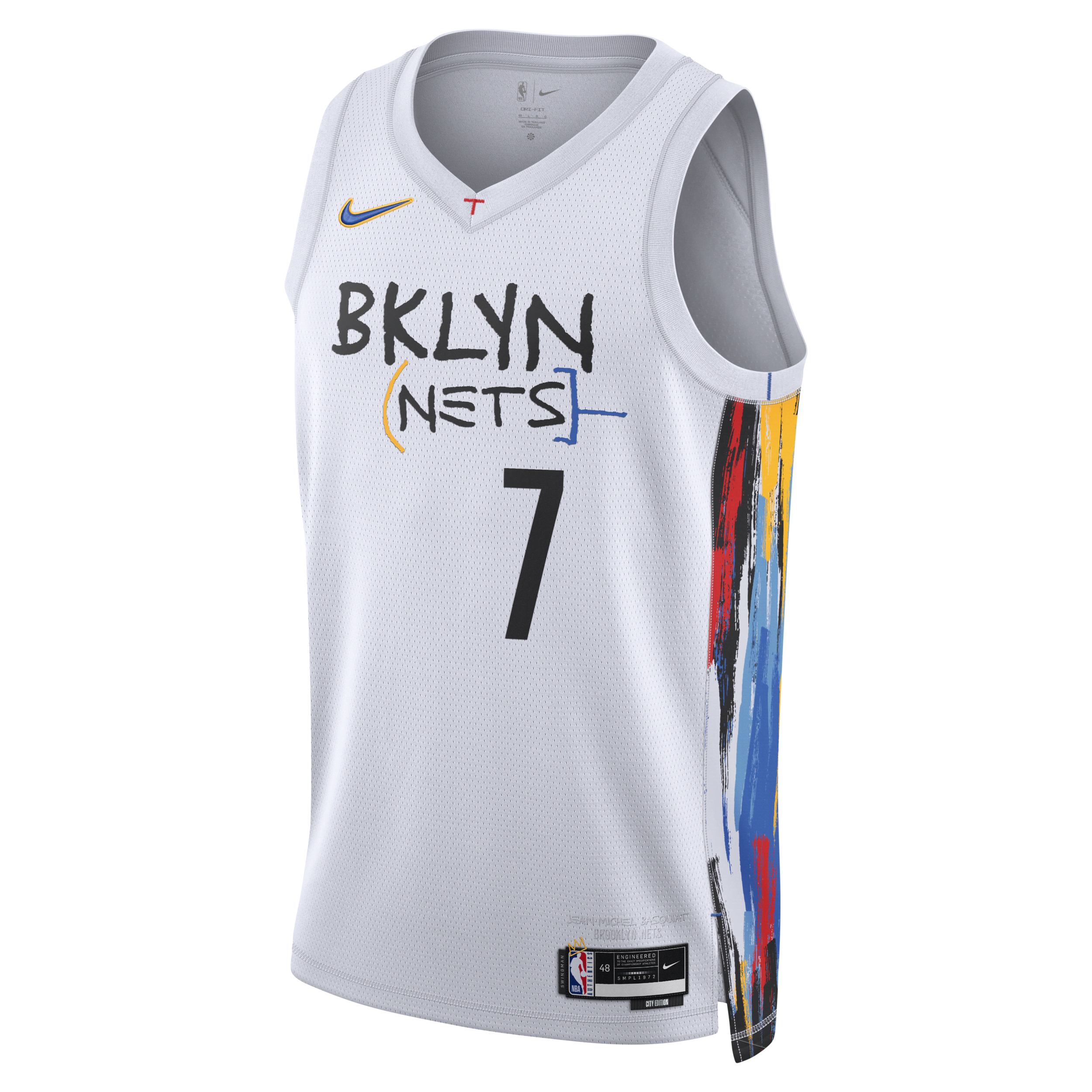 Koszulka Nike Dri-FIT NBA Swingman Kevin Durant Brooklyn Nets City Edition - Biel
