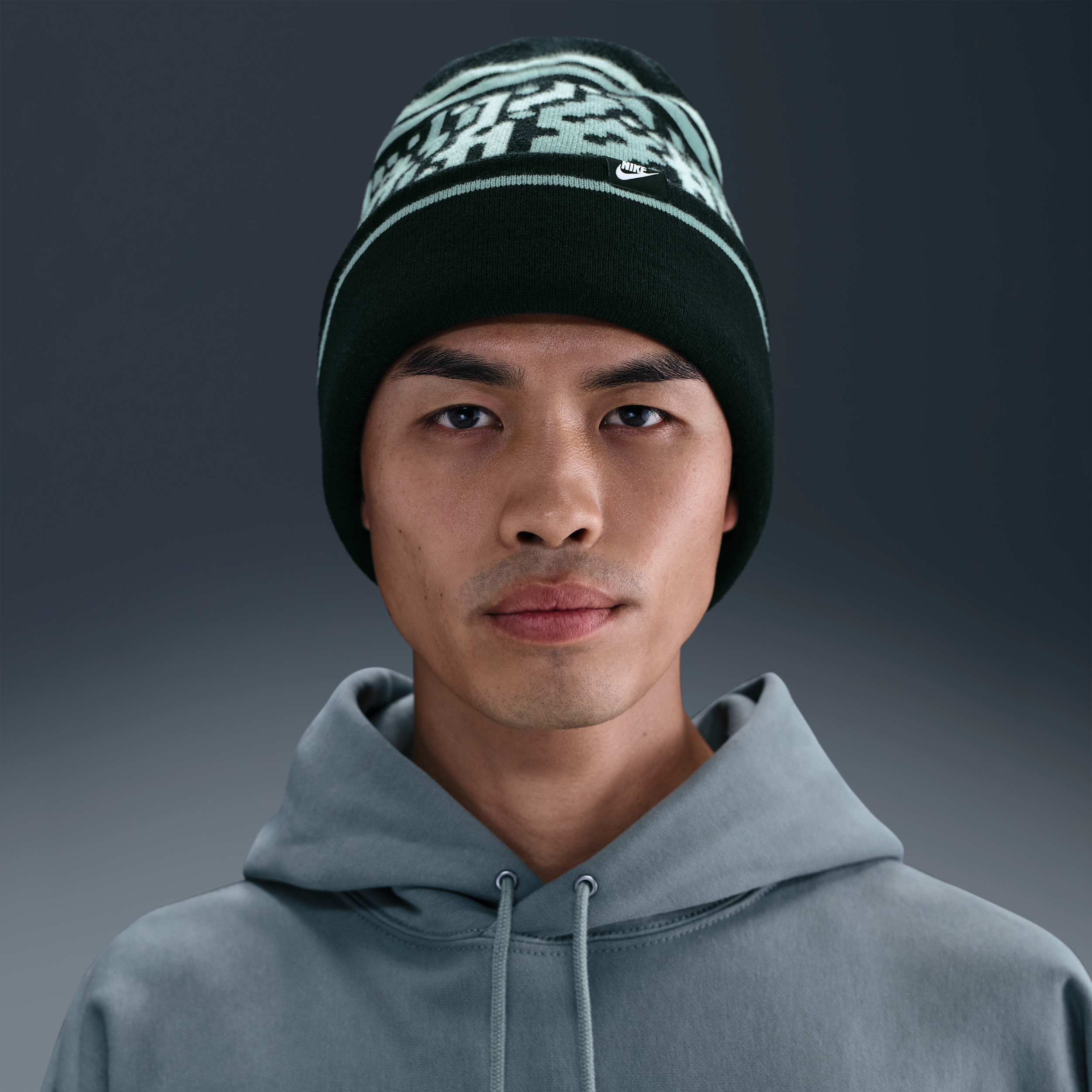Thumbnail - Nike Peak Outdoor-Beanie - Schwarz