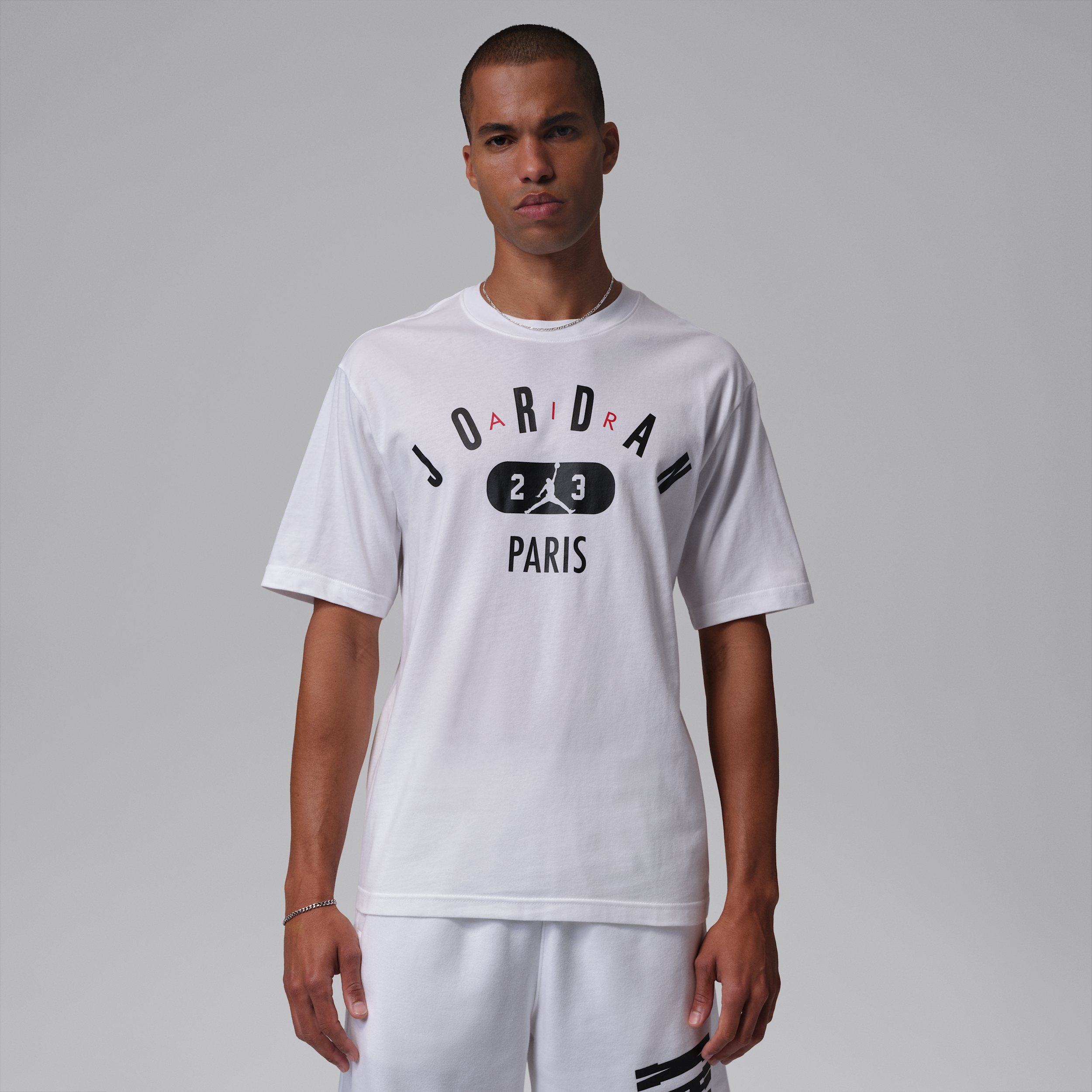 Nike Jordan Mens Paris T-Shirt - White