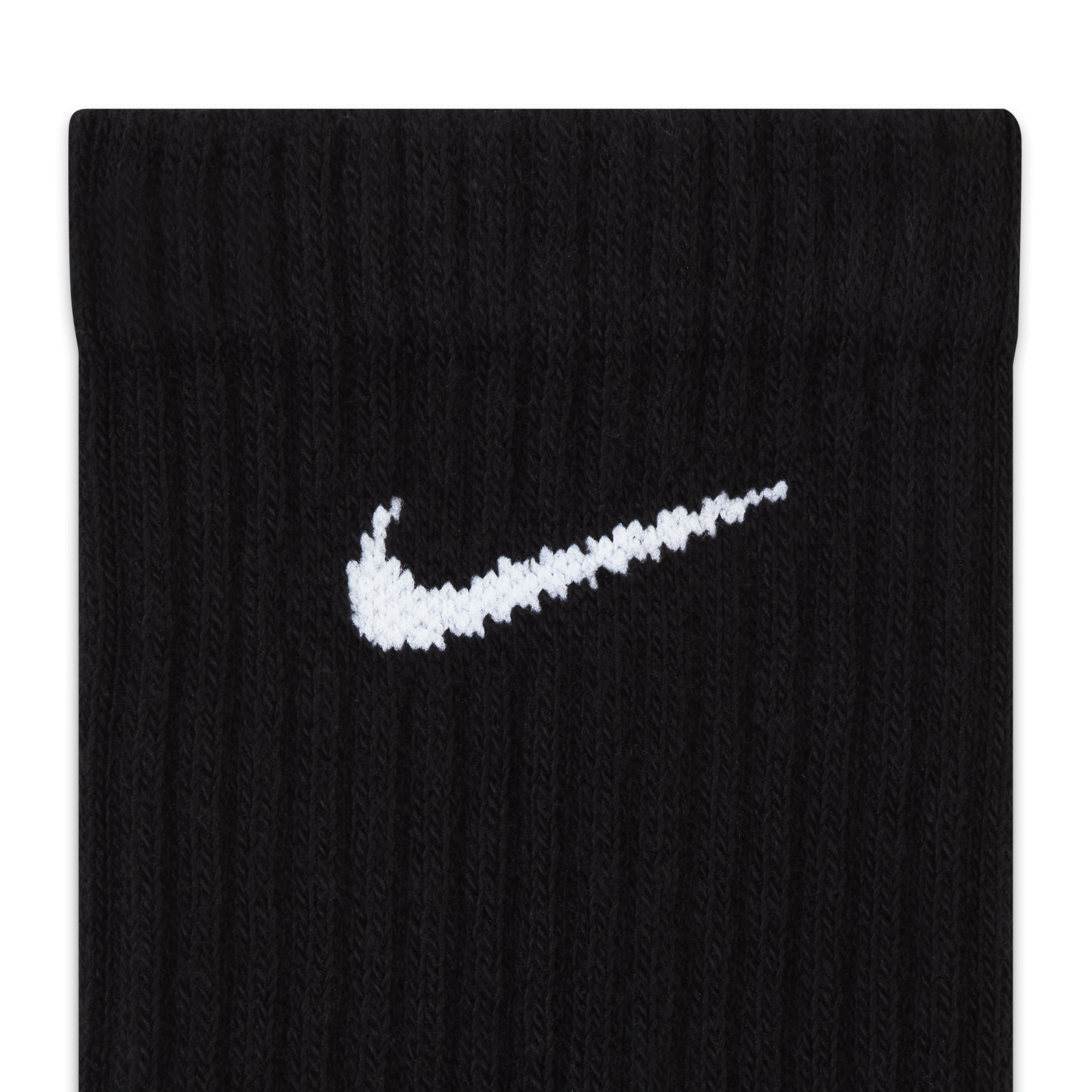 Chaussettes de training mi-mollet Nike Everyday Cushioned (3 paires) - Noir