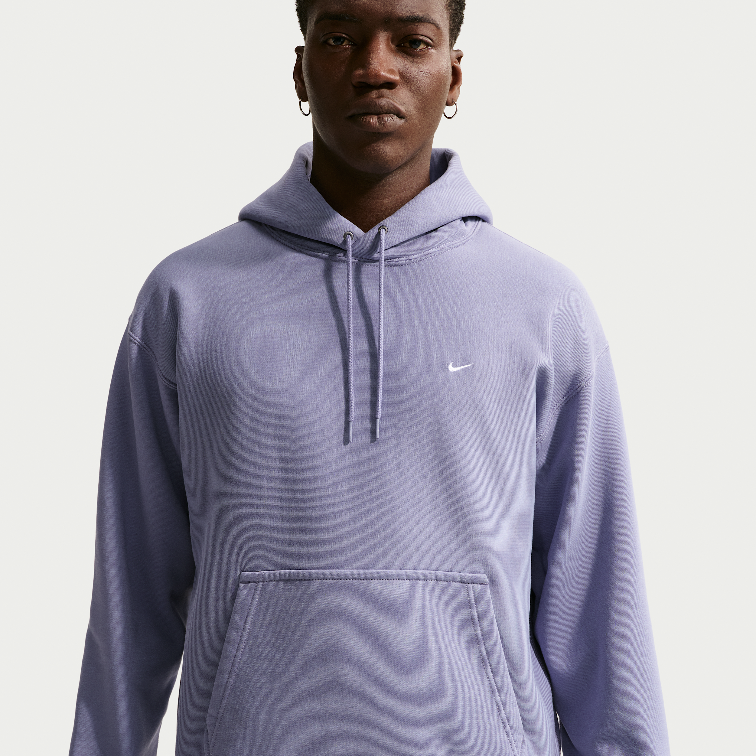 Thumbnail - Nike Solo Swoosh Hoodie (Herren) - Lila