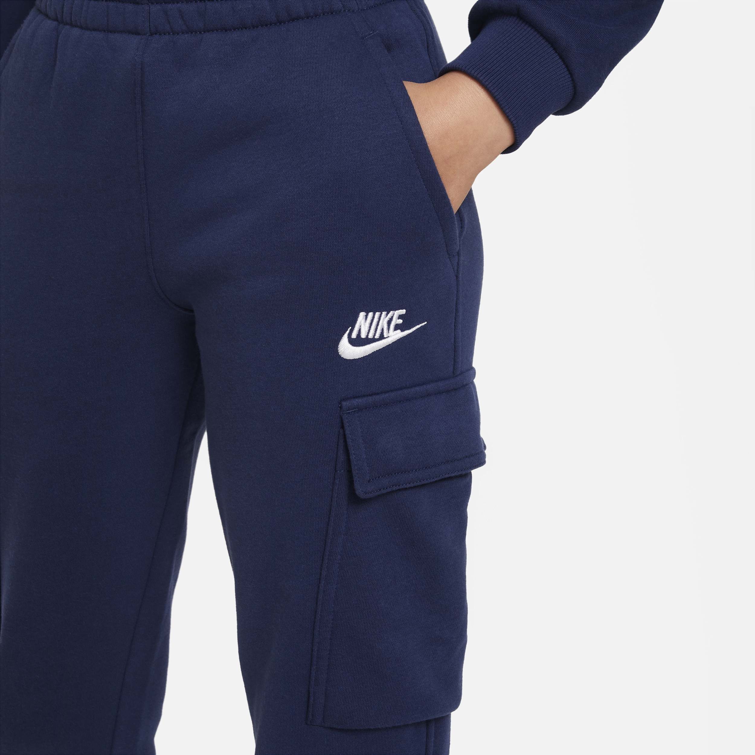 Nike Sportswear Club Fleece cargobroek voor kids Blauw