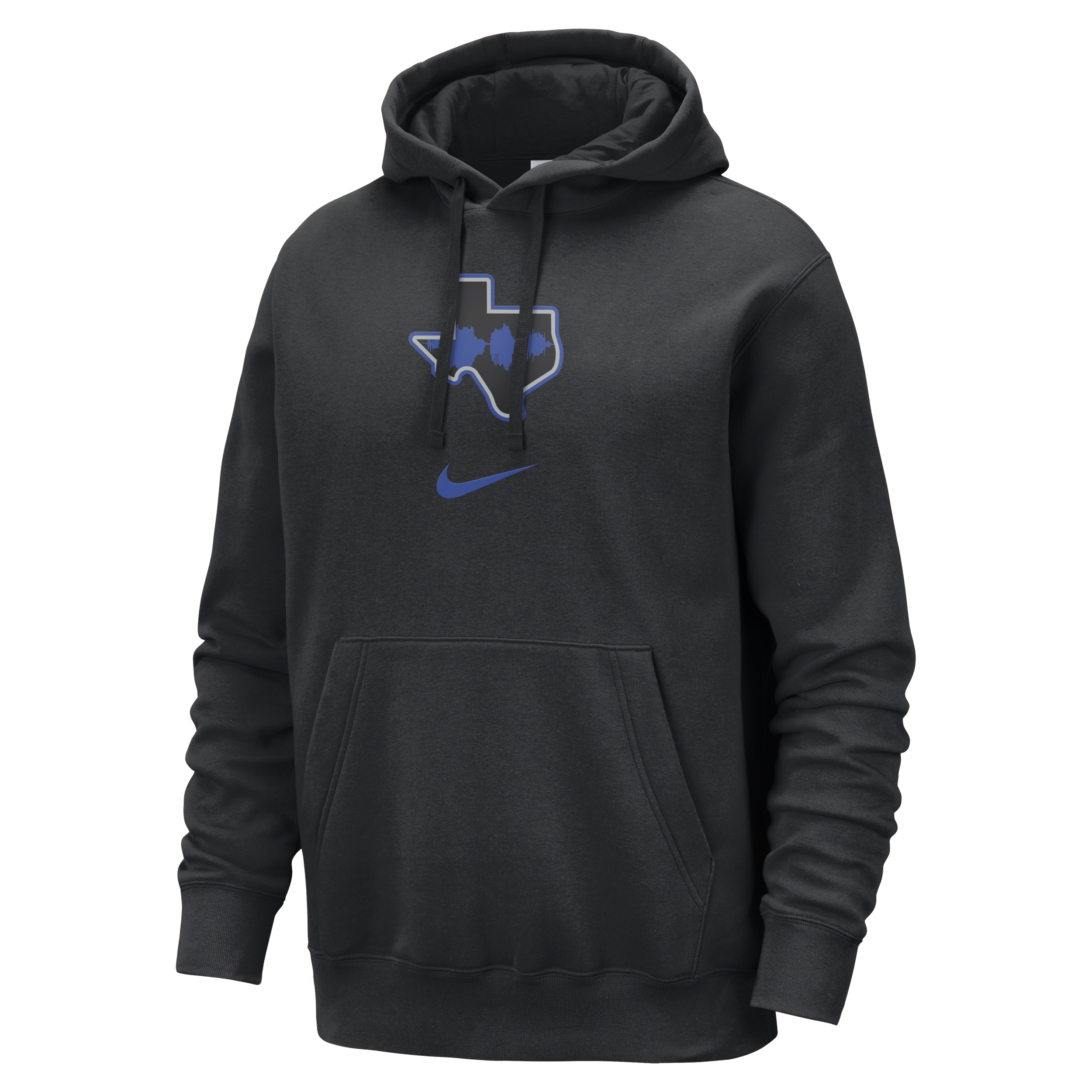 Nike Dallas Mavericks Club Fleece City Edition NBA-hoodie voor heren Zwart