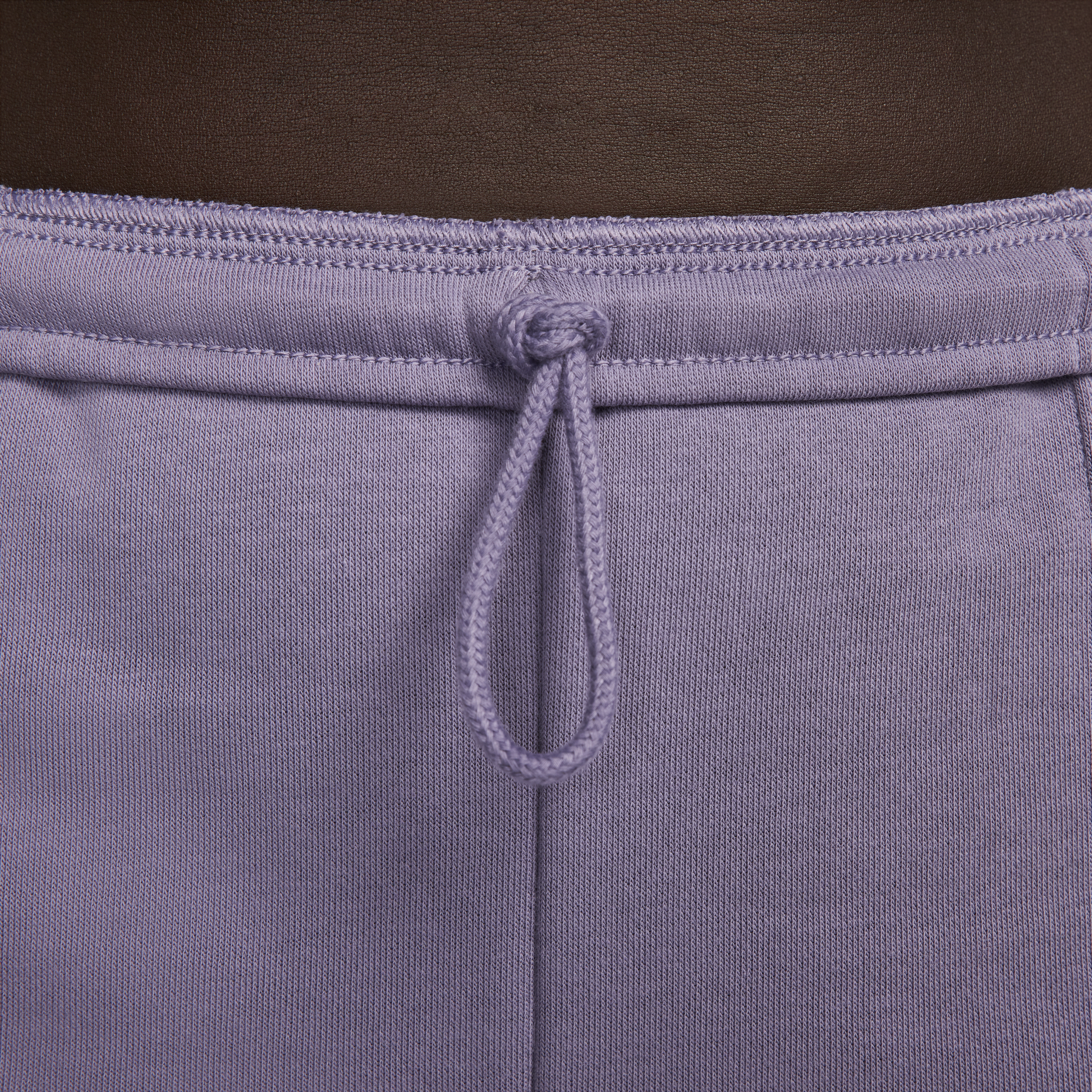 Nike Sportswear Chill Terry aansluitende damesshorts met hoge taille van sweatstof (5 cm) Paars