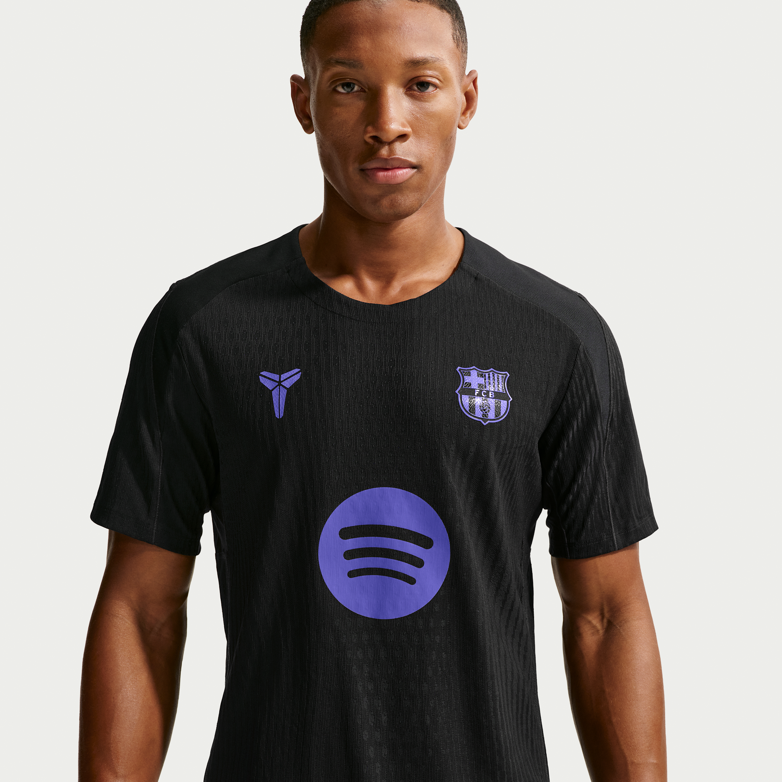 Nike FC Barcelona Strike Elite Uit Kobe Dri-FIT ADV knit voetbaltop met korte mouwen voor heren - Zwart