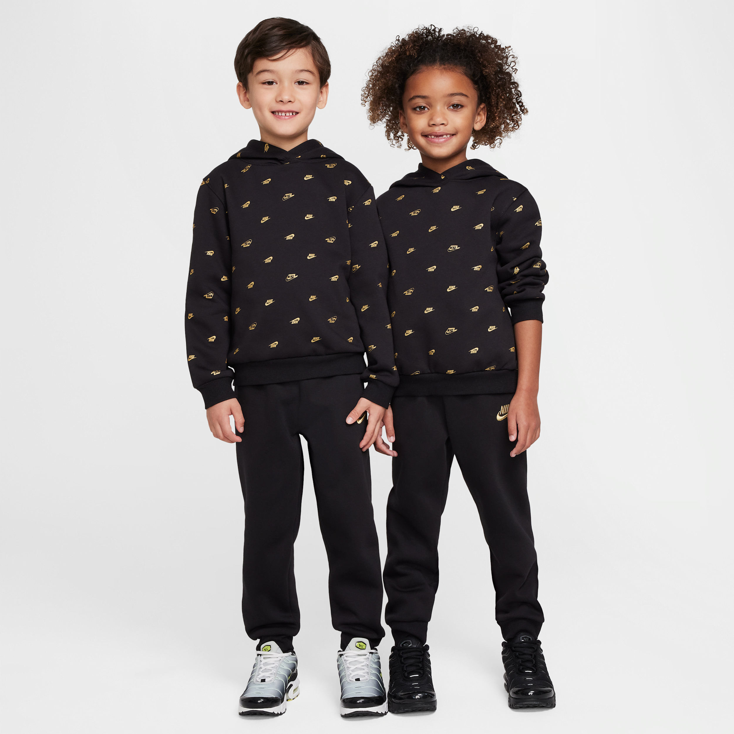Ensemble sweat à capuche et pantalon en Fleece Nike Sportswear Powder Play pour enfant - Noir