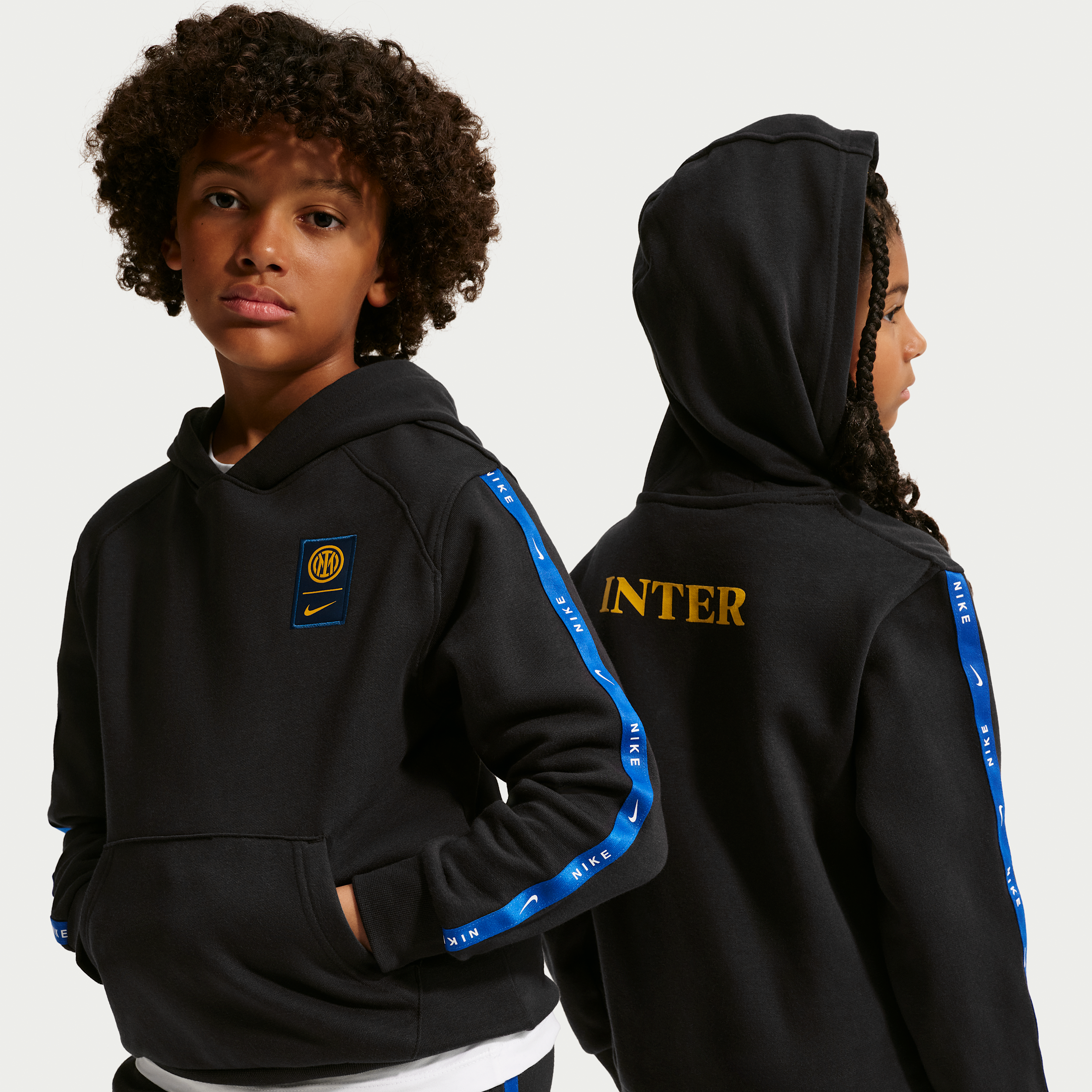 Nike Sweat A Capuche En Fleece Nike Football Inter Milan City Side Pour Ado