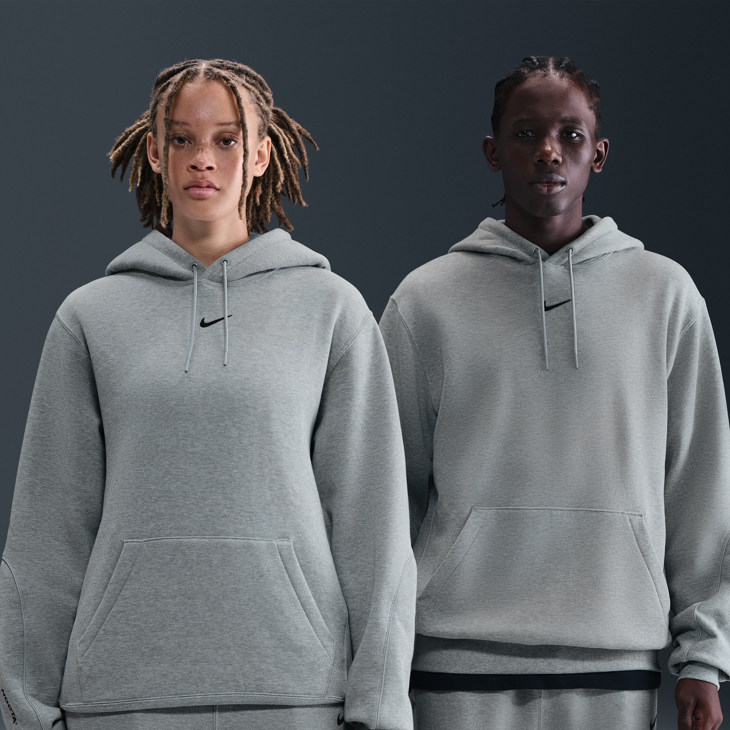 Nike x NOCTA Fleece Hoodie, grijs