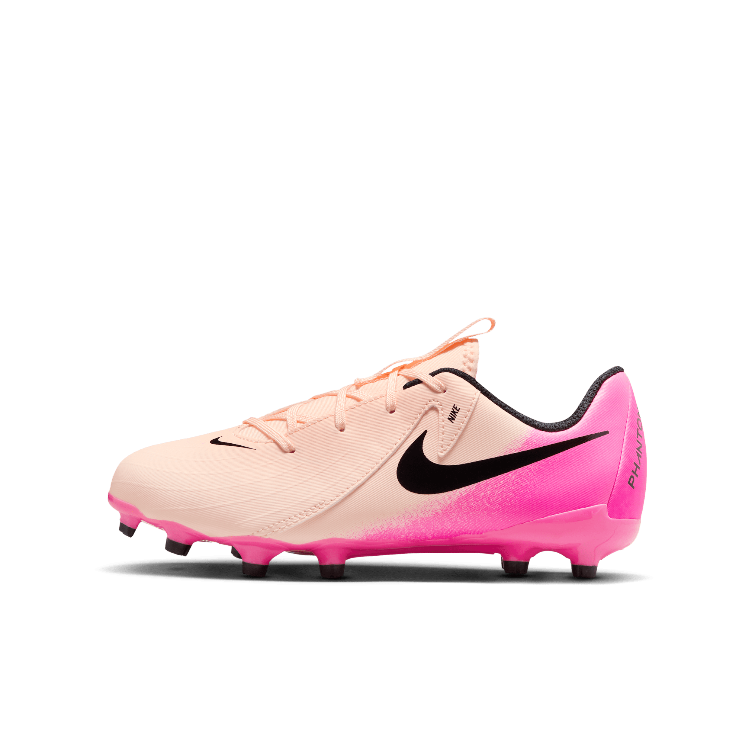 Nike Jr. Phantom GX 2 Academy Younger/Older Kids' Multi-Ground Low-Top Football Boot - Orange - Recycled Content Minimum