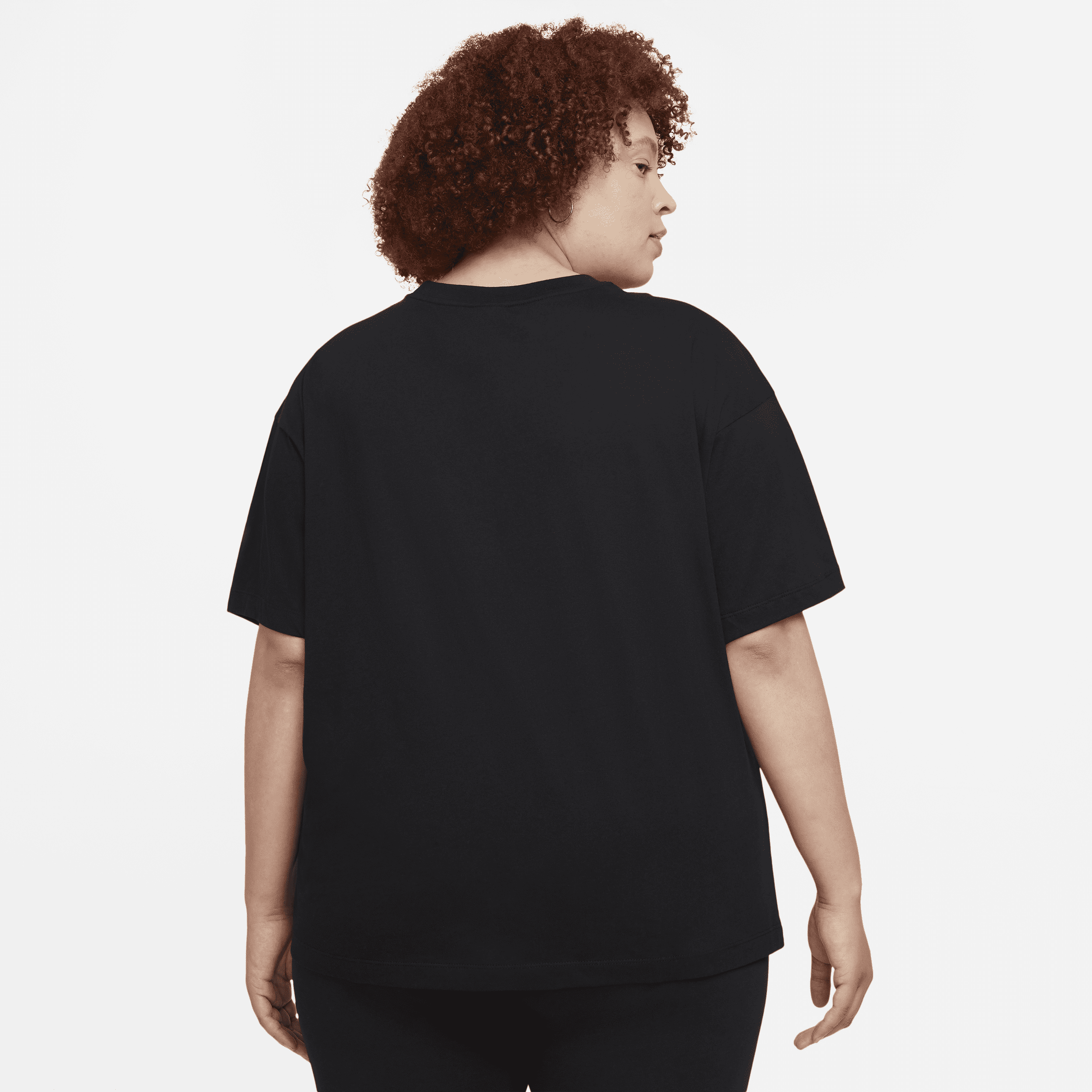 Haut à manches courtes oversize Nike Sportswear Essential pour Femme - Noir