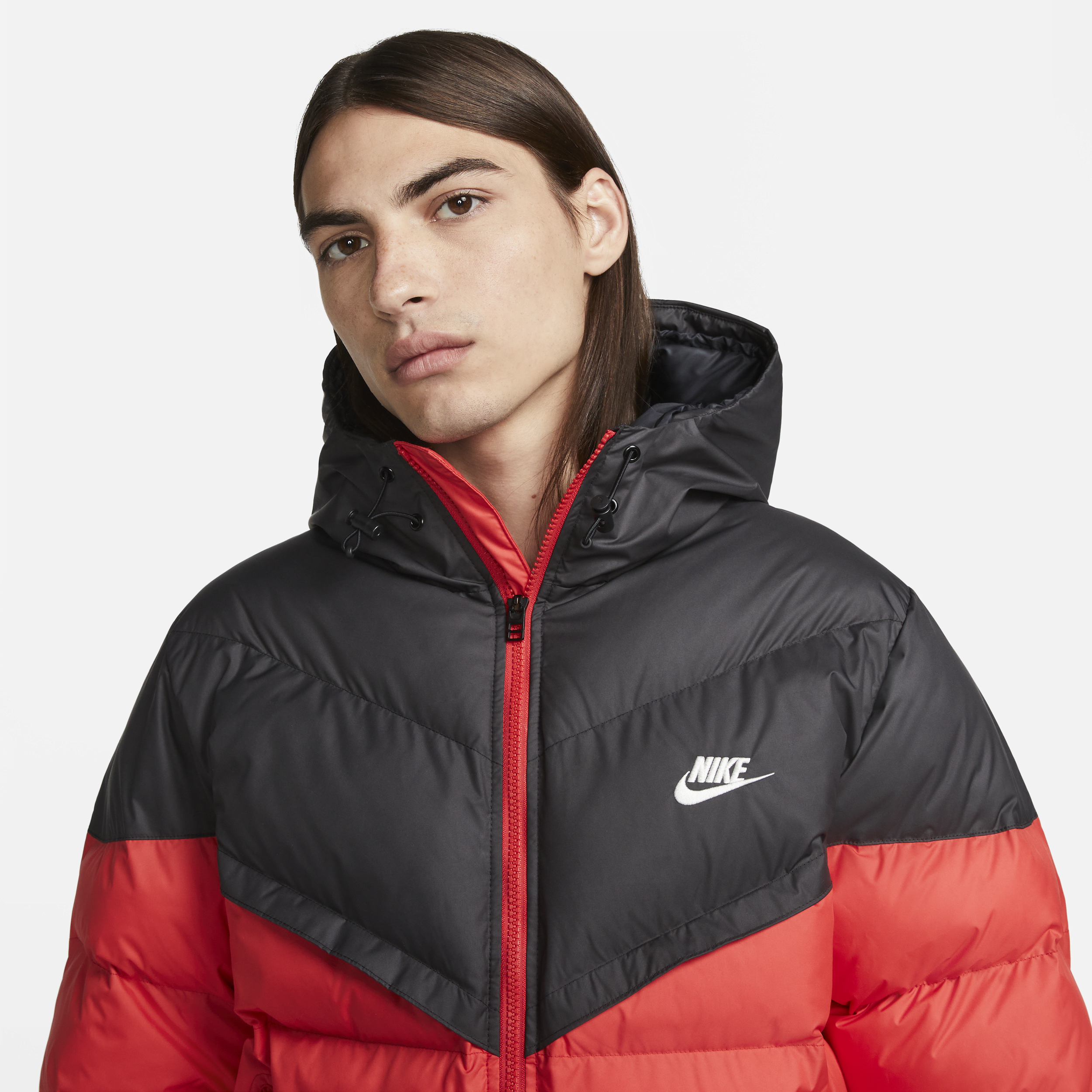 Doudoune à capuche Storm-FIT Nike Windrunner PrimaLoft® pour homme - Noir