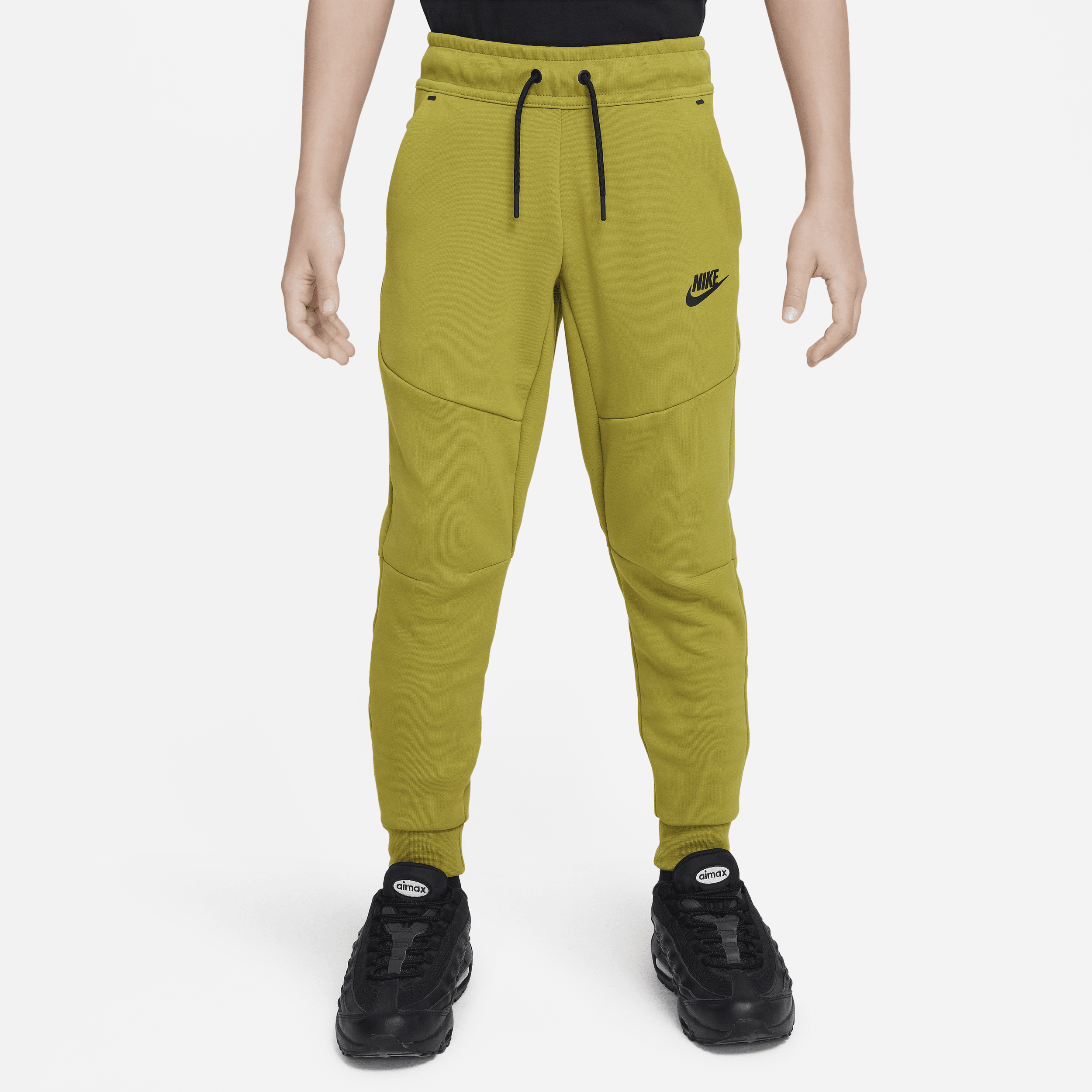 Nike Sportswear Tech Fleece Bukse For Store Barn (Gutt) - Grønn