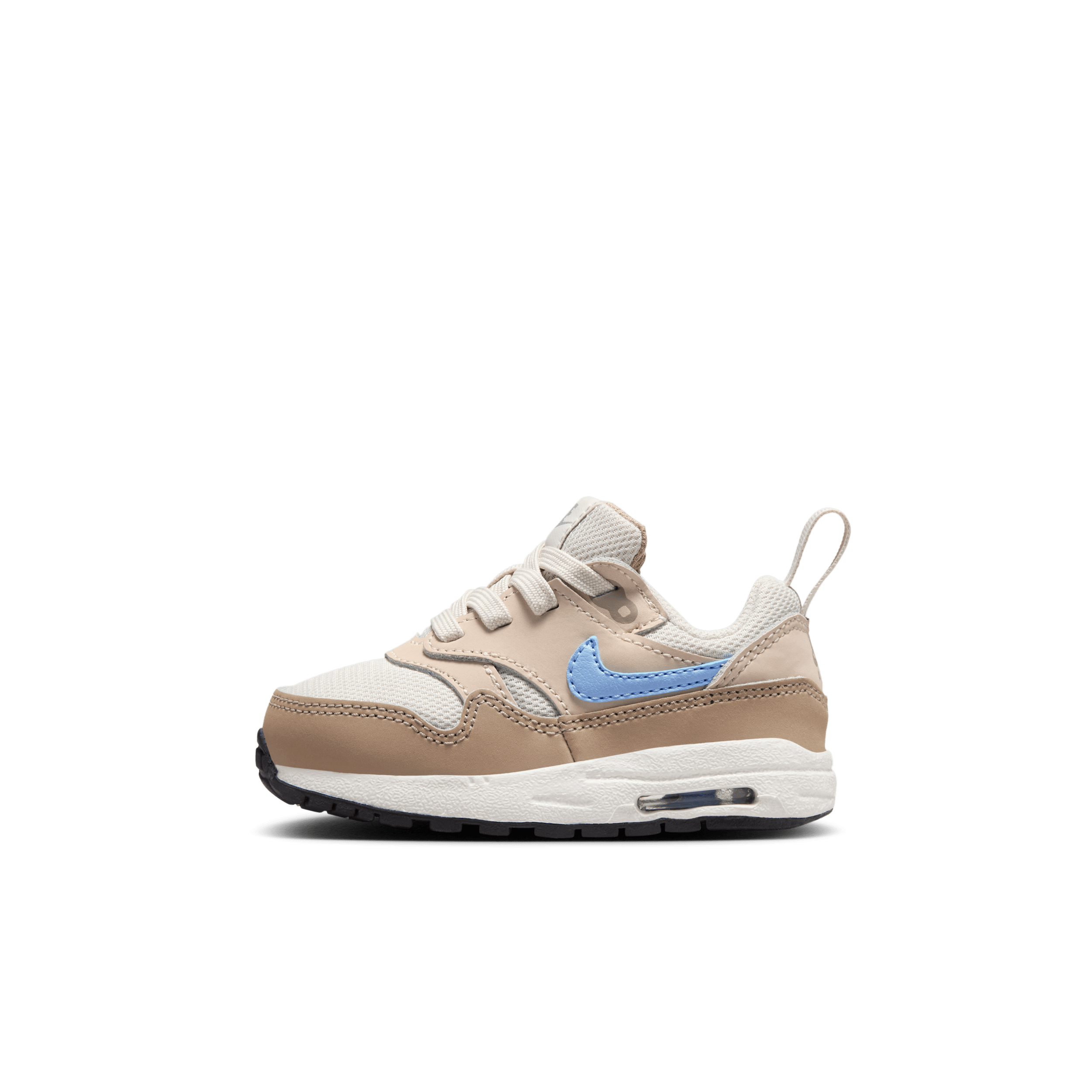 Nike Air Max 1 EasyOn schoenen voor baby's peuters Grijs