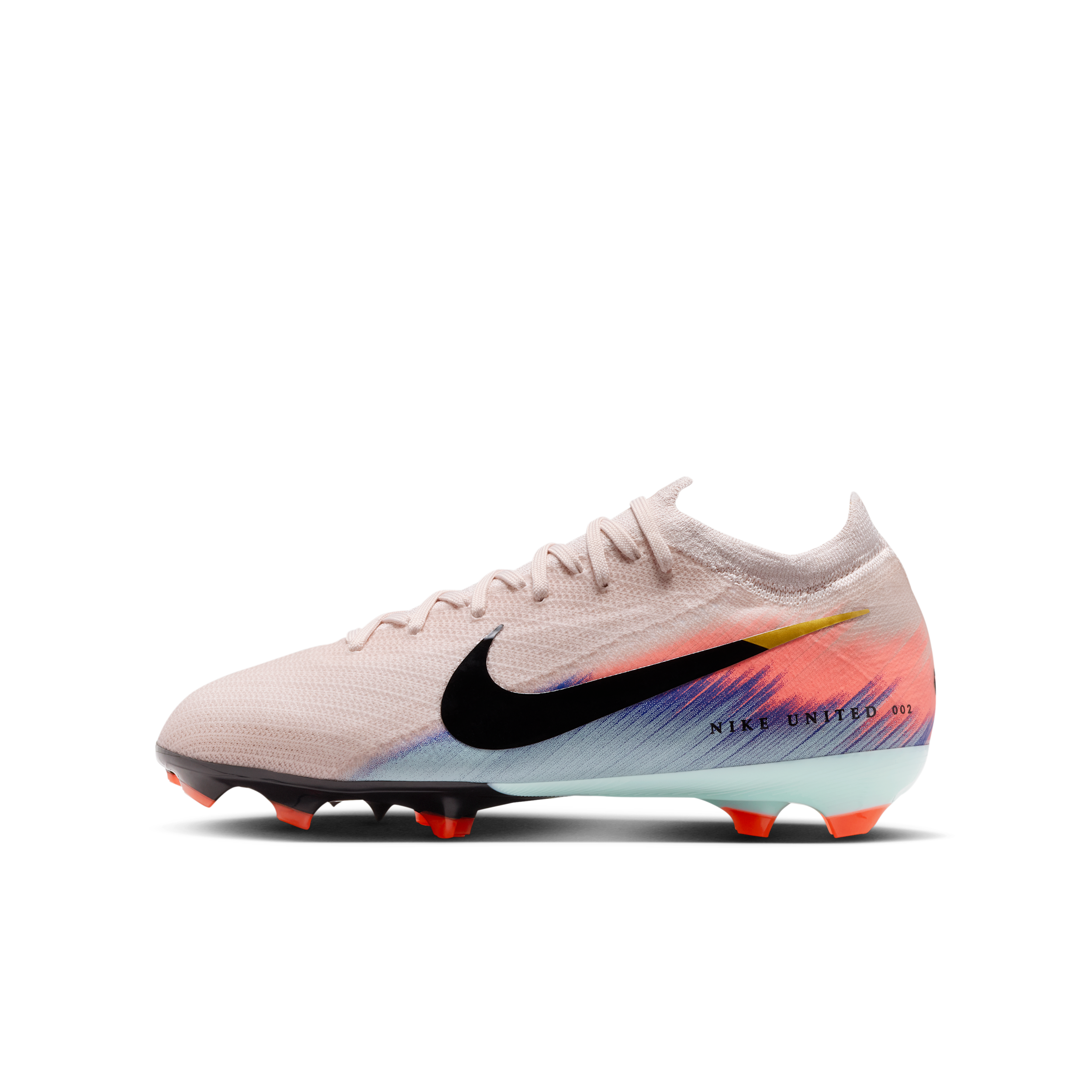Nike United Jr. Mercurial Vapor 16 Pro Older Kids' Firm-Ground Low-Top Football Boot - Pink