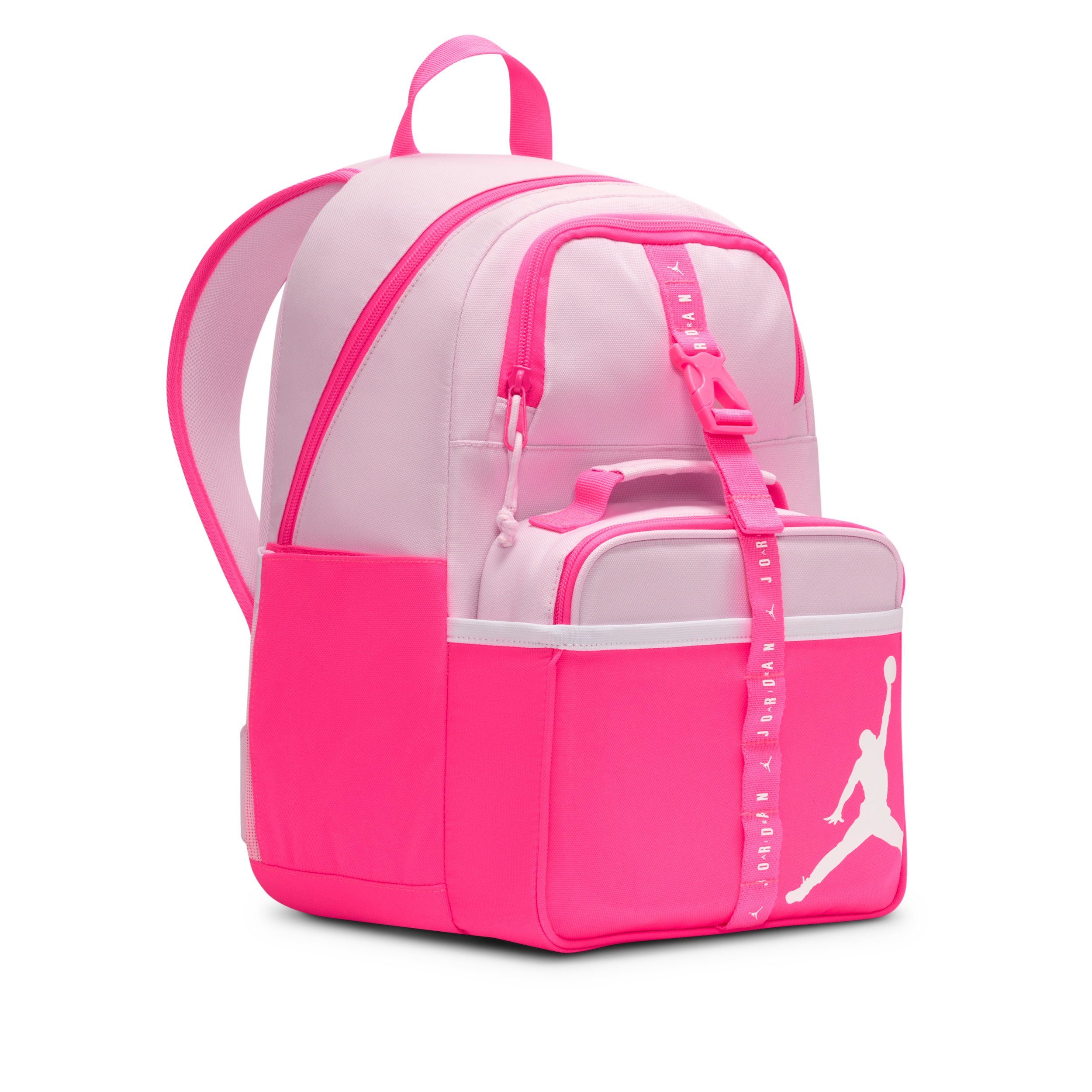 Thumbnail - Air Jordan Lunch Backpack Rucksack für ältere Kinder (18 l) und Brotzeittasche (3 l) - Pink