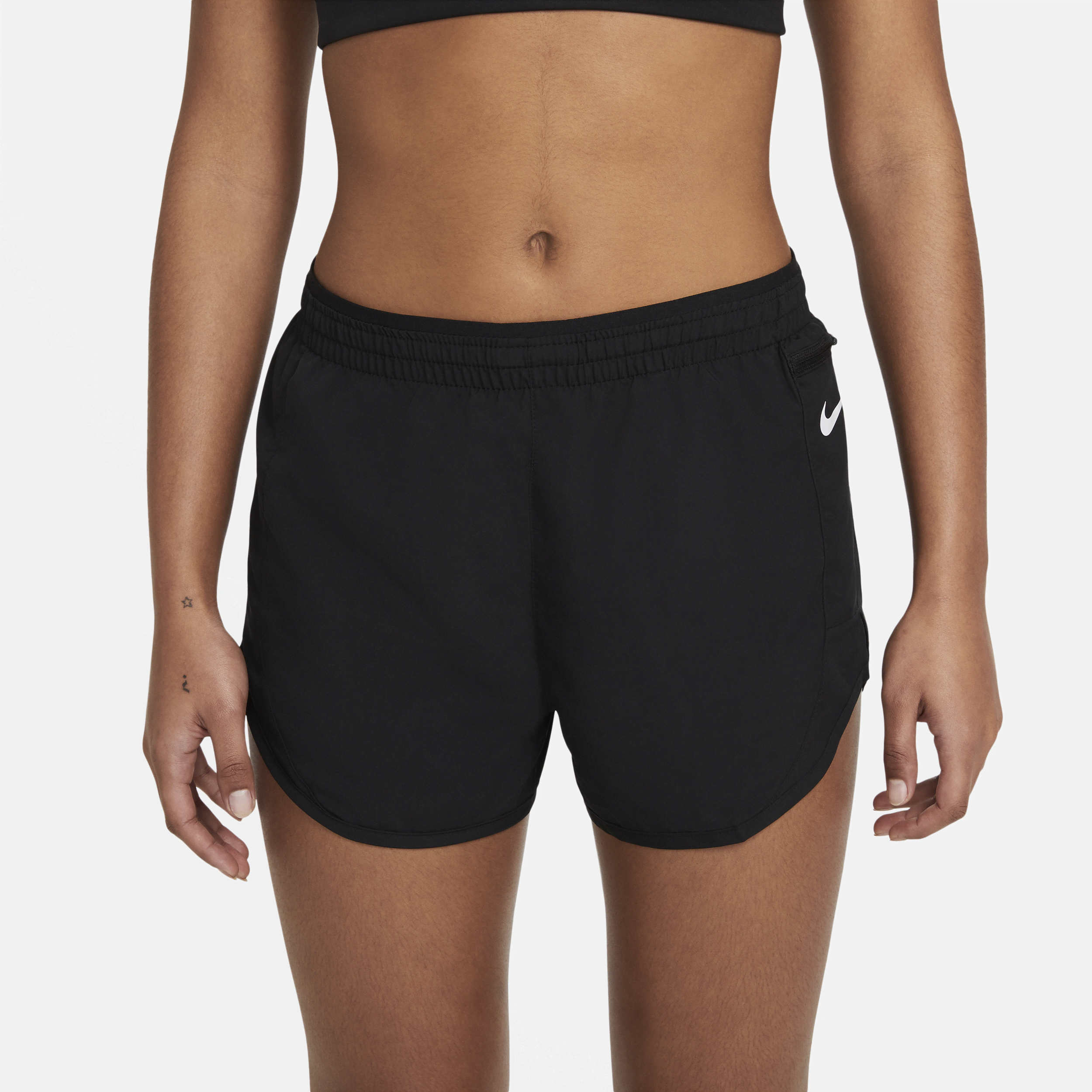 Short de running 8 cm Nike Tempo Luxe pour Femme - Noir