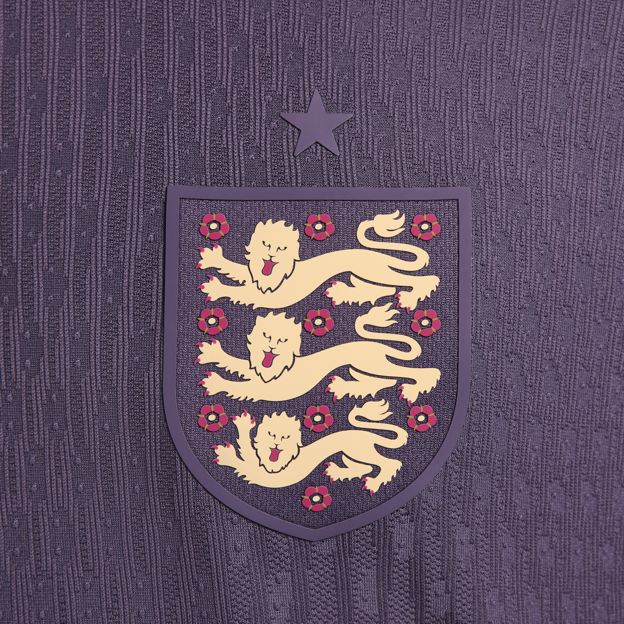 Nike Engeland (herenelftal) 2024 25 Match Uit Dri-FIT ADV authentiek voetbalshirt voor heren Paars