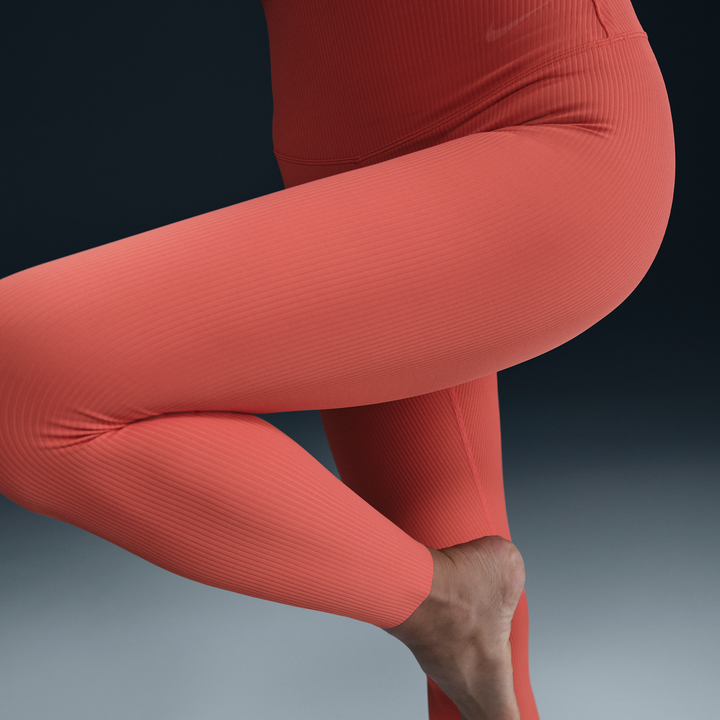 Legging 78 taille haute à maintien léger Nike Zenvy Rib pour femme - vue 3