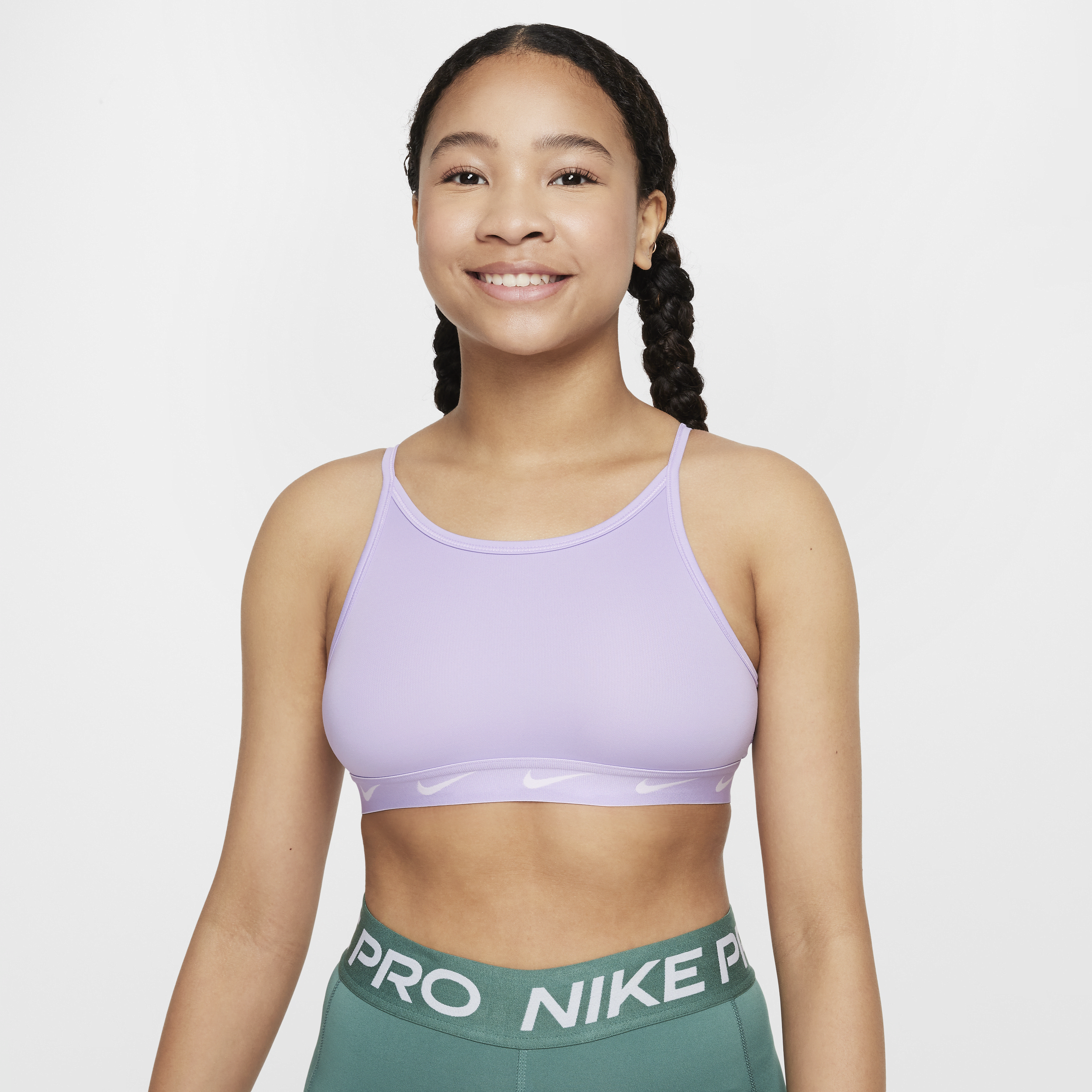 Nike One sport-bh voor meisjes - Paars