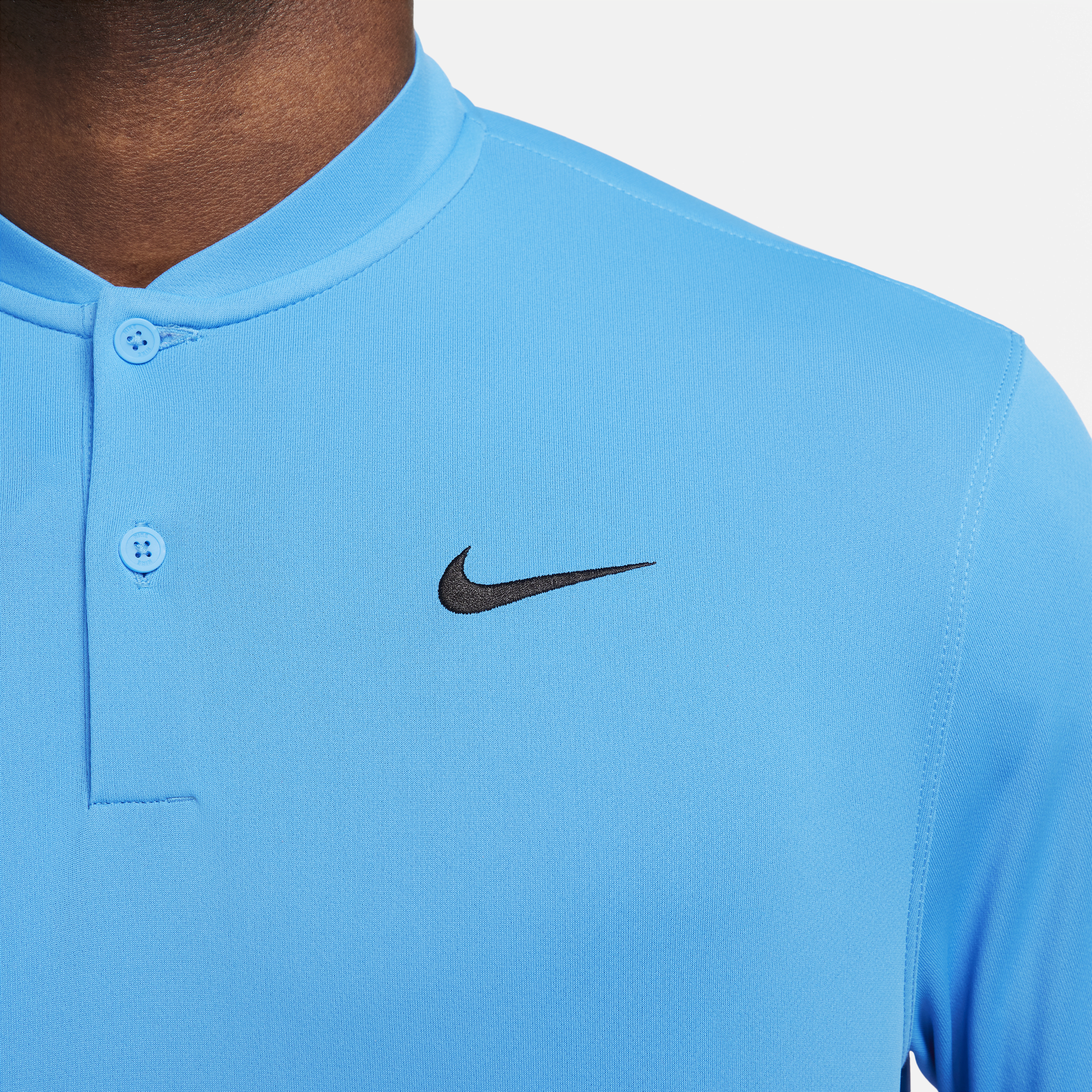 Nike Court Dri-FIT Blade Tennispolo voor heren Blauw