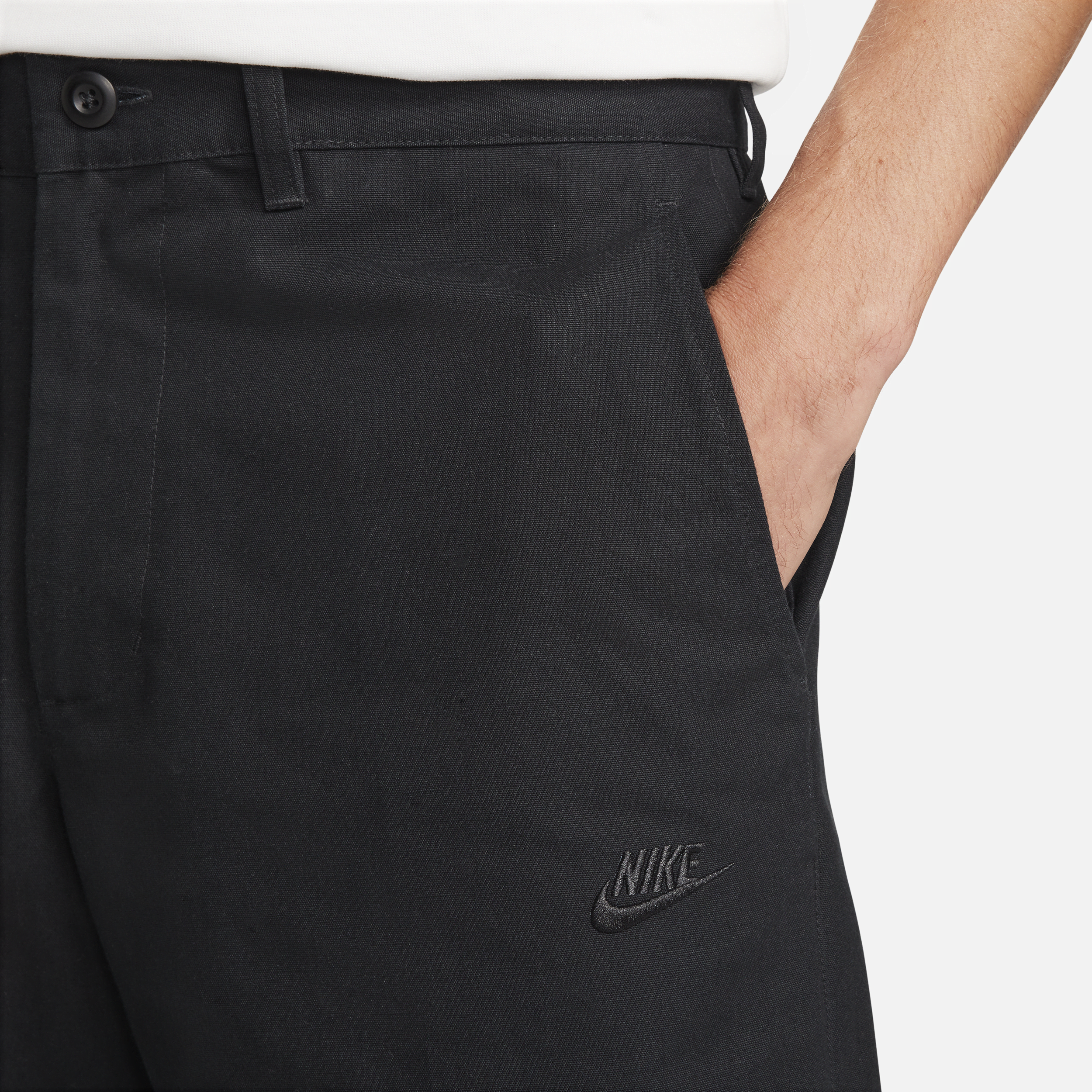 Short chino Nike Club pour homme - Noir