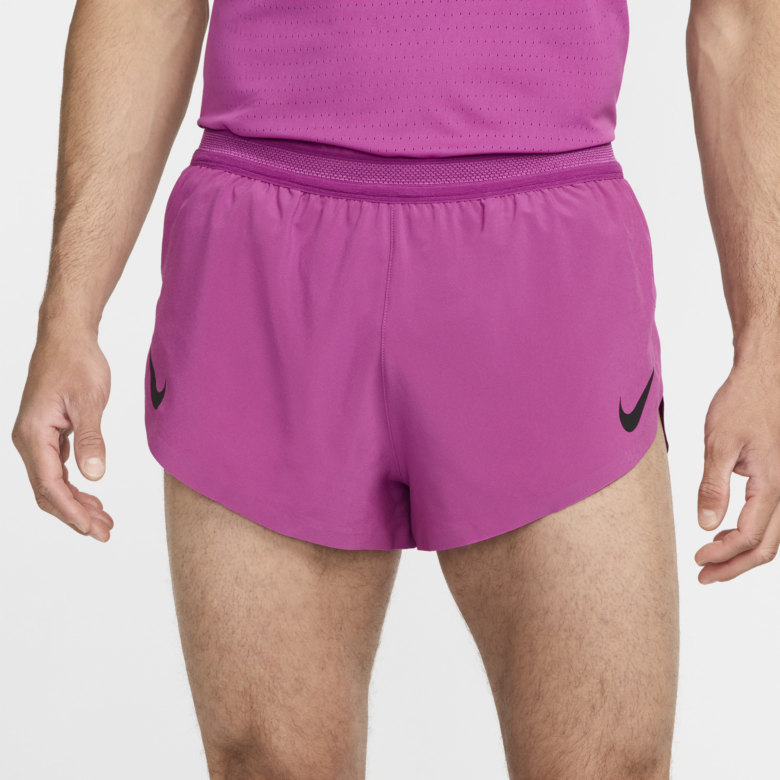 Short de running avec sous-short intégré 5 cm Dri-FIT ADV Nike AeroSwift pour homme - Pourpre