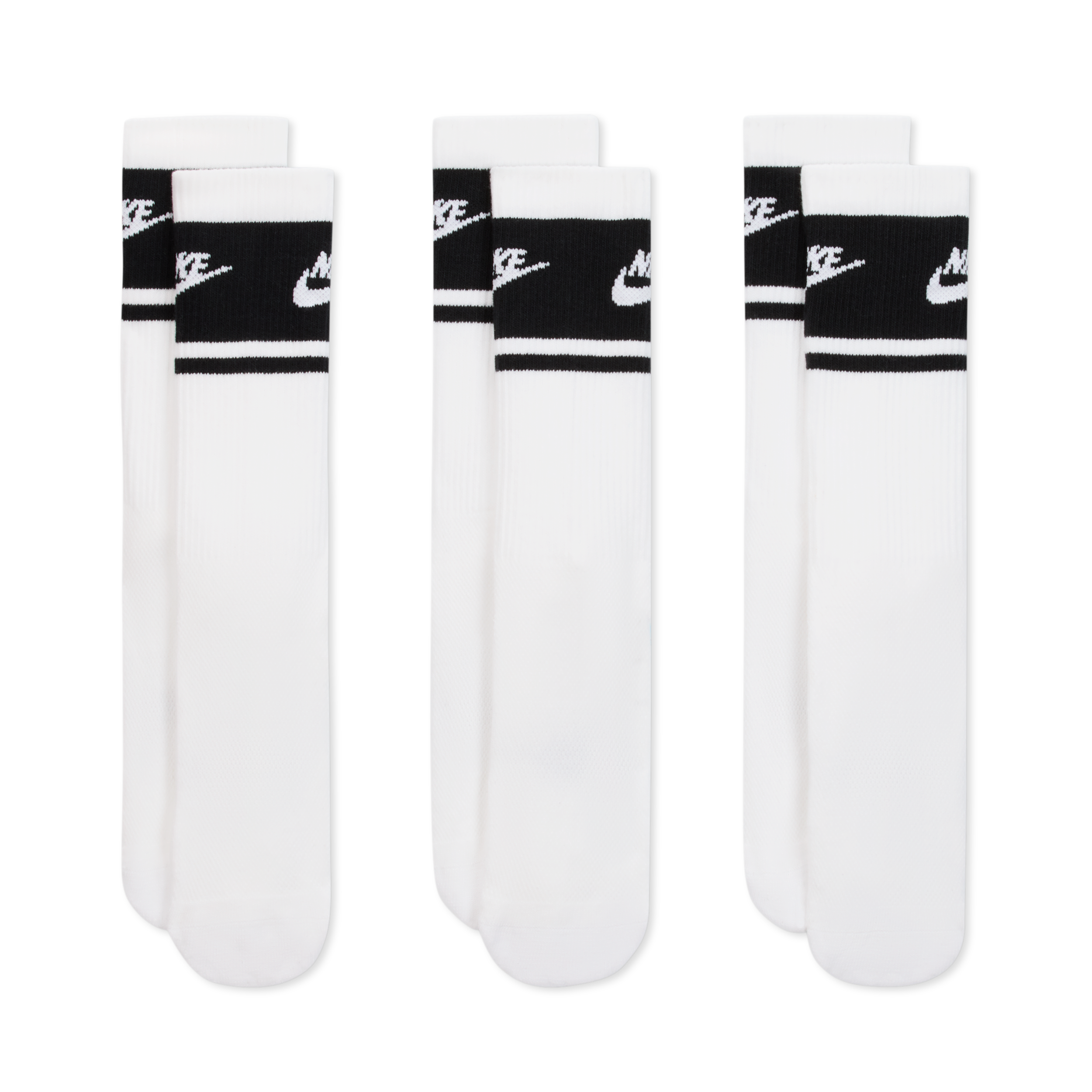 Thumbnail - Nike Everyday Elevated Crew-Socken (3 Paar) - Weiß