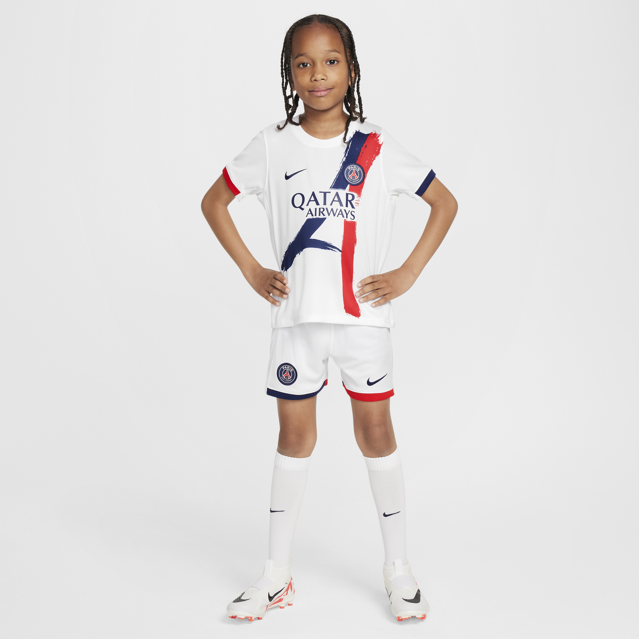 Ensemble 3 pièces replica Nike Football Paris Saint-Germain 2024/25 Stadium Extérieur pour enfant - 