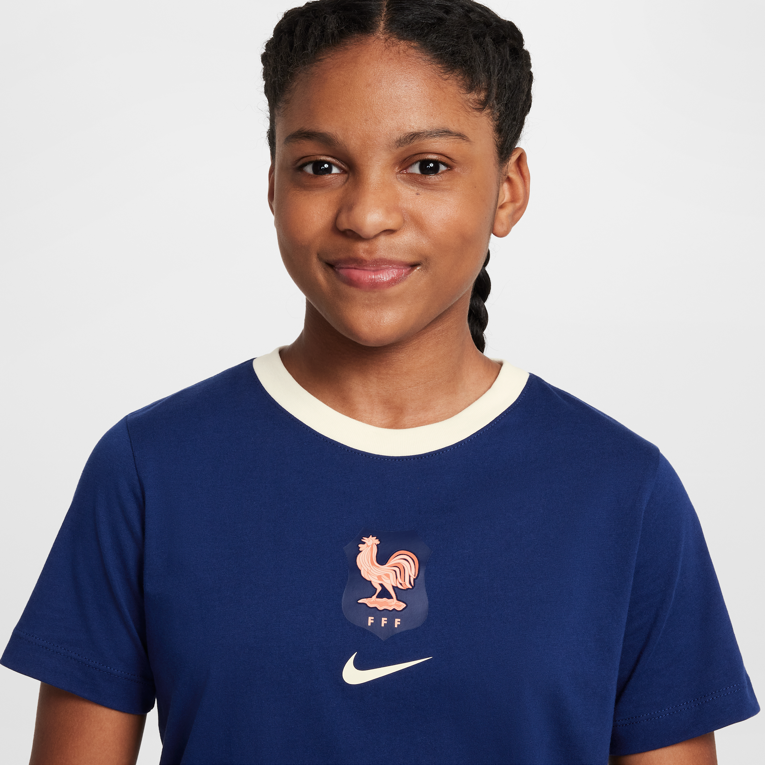 Thumbnail - Nike FFF Fußball-T-Shirt für ältere Kinder - Blau