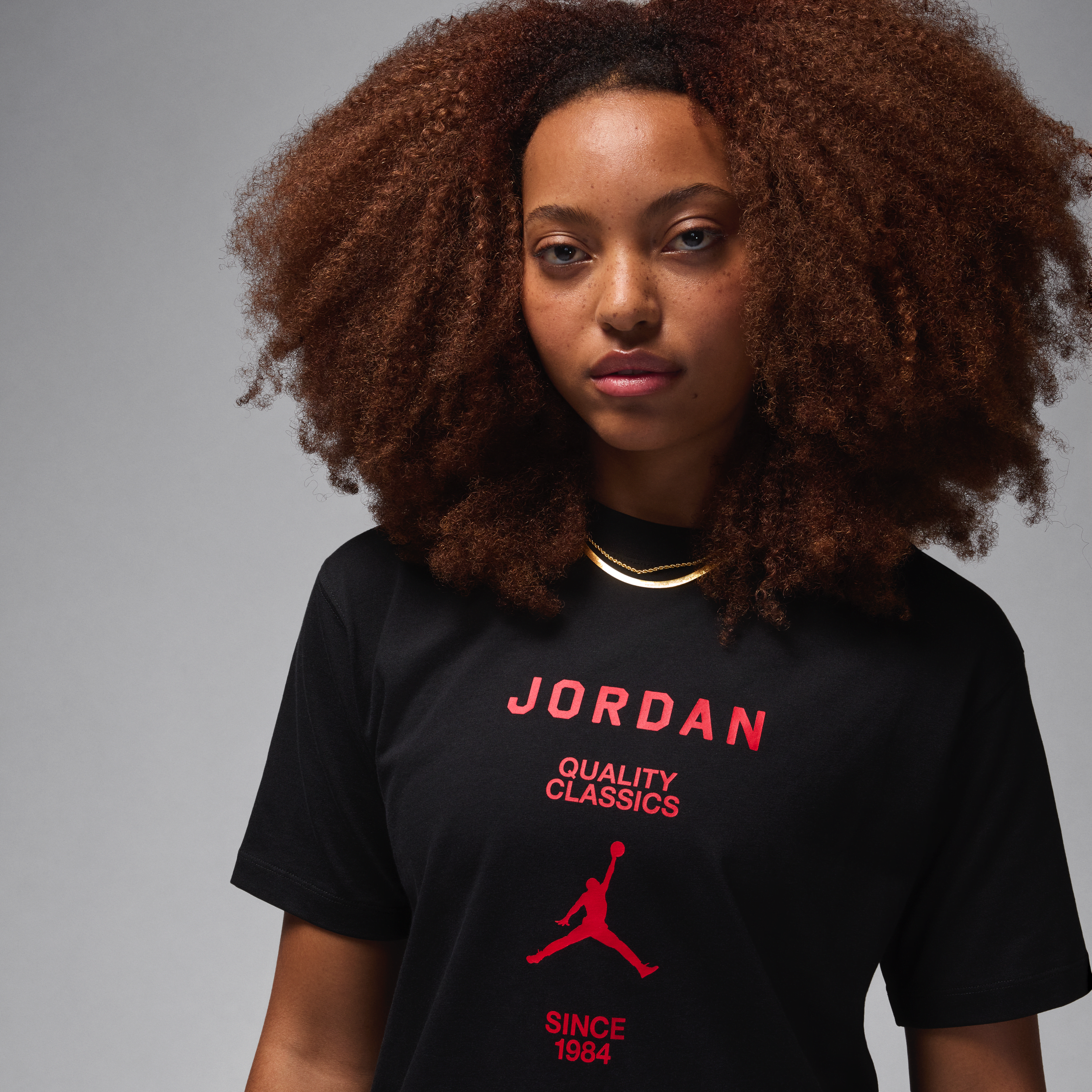 T-shirt girlfriend Jordan pour femme - Noir