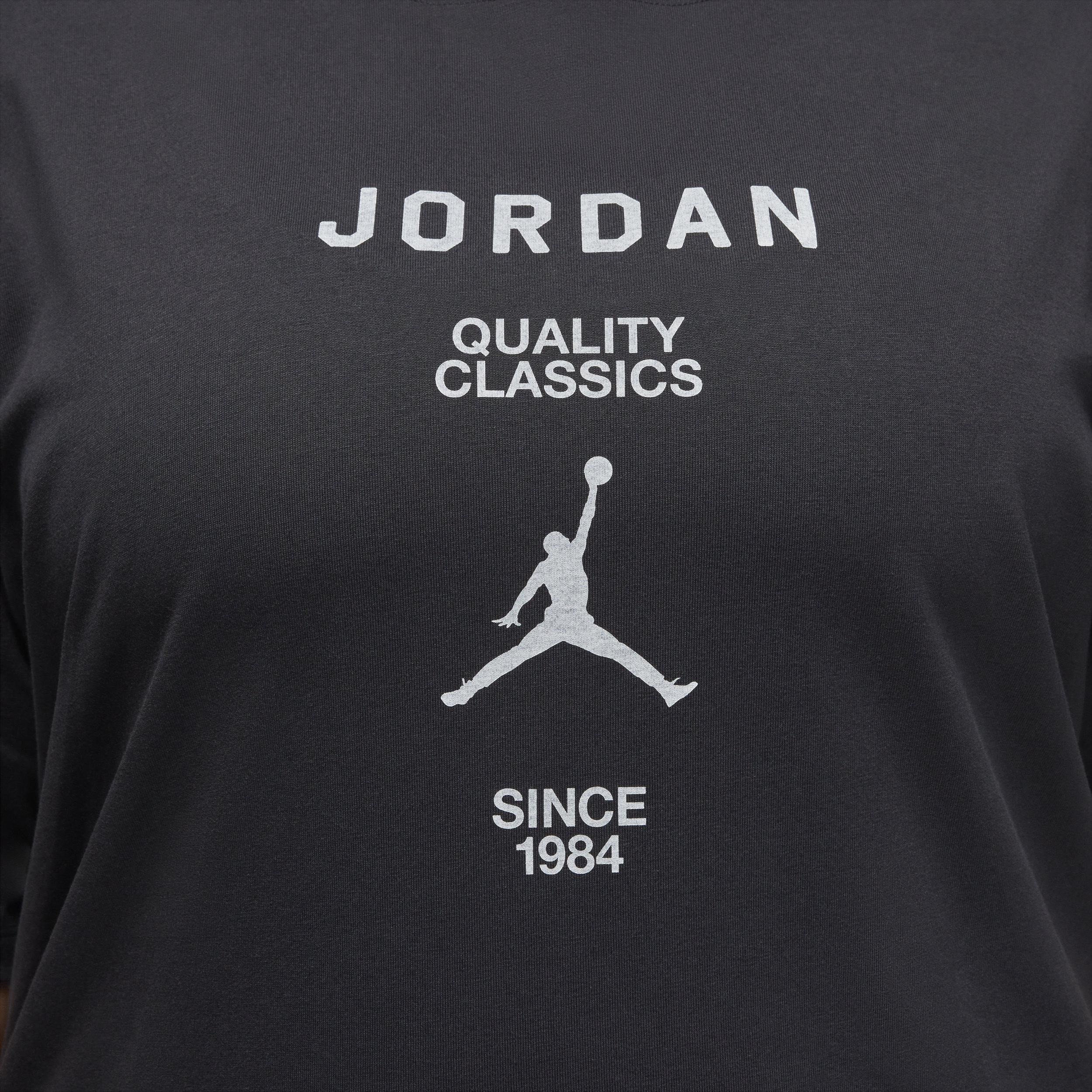 Jordan girlfriend T-shirt voor dames (Plus Size) Zwart