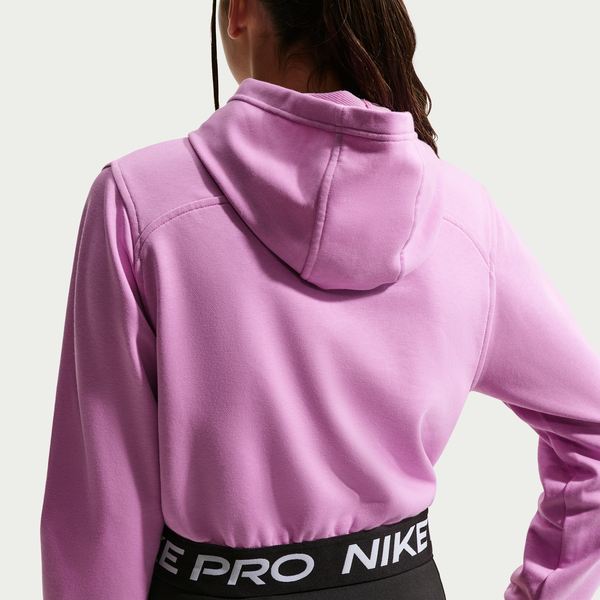 Thumbnail - Nike Pro Fleece Dri-FIT-Kapuzenjacke (ältere Kinder) (Mädchen) - Lila