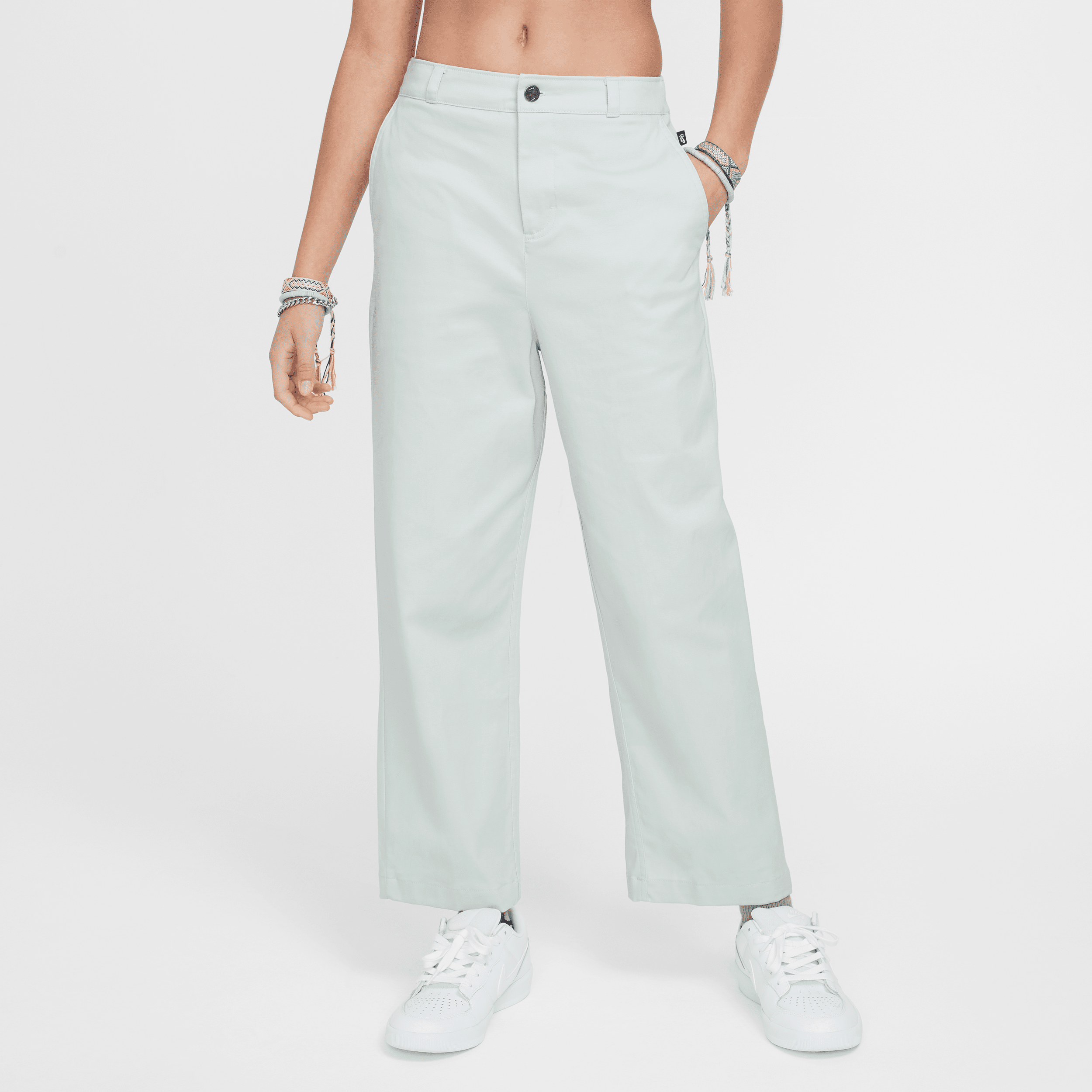 Pantalon chino de skate Nike SB pour ado - Gris