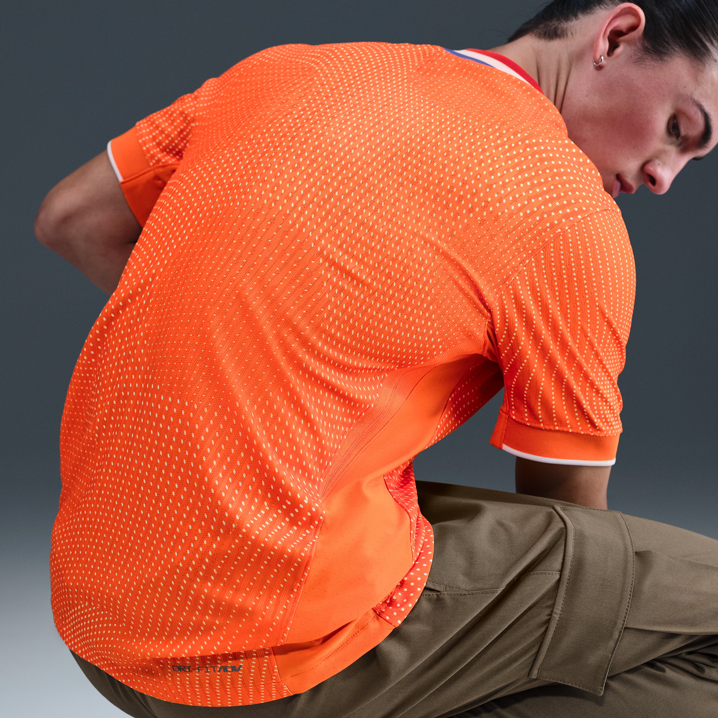Thumbnail - Niederlande 2025 Match Home (Frauenteam) Nike Authentic Dri-FIT ADV Fußballtrikot (Herren) - Orange