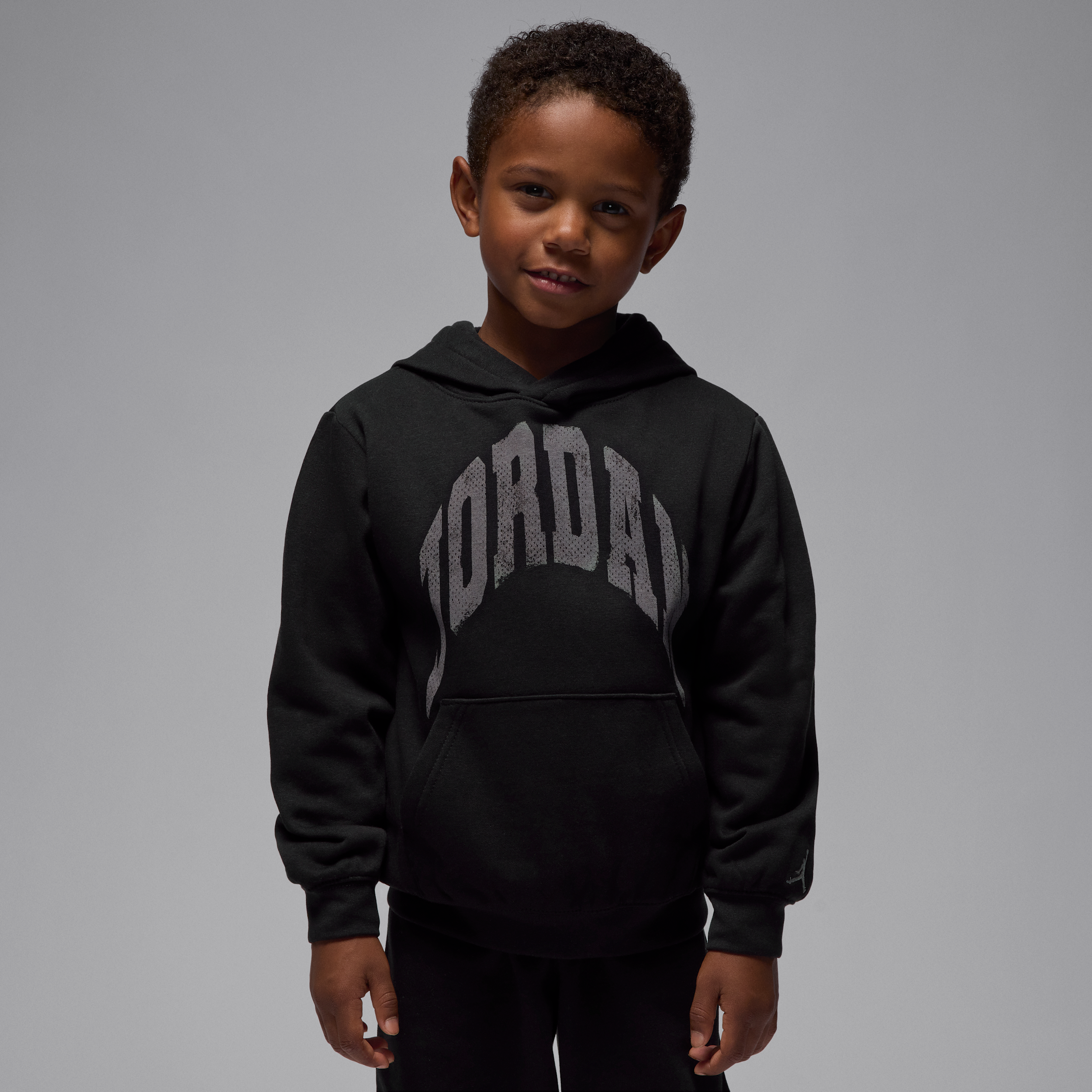 Thumbnail - Jordan MVP 2-teiliges Fleece-Hoodie-Set (jüngere Kinder) - Schwarz