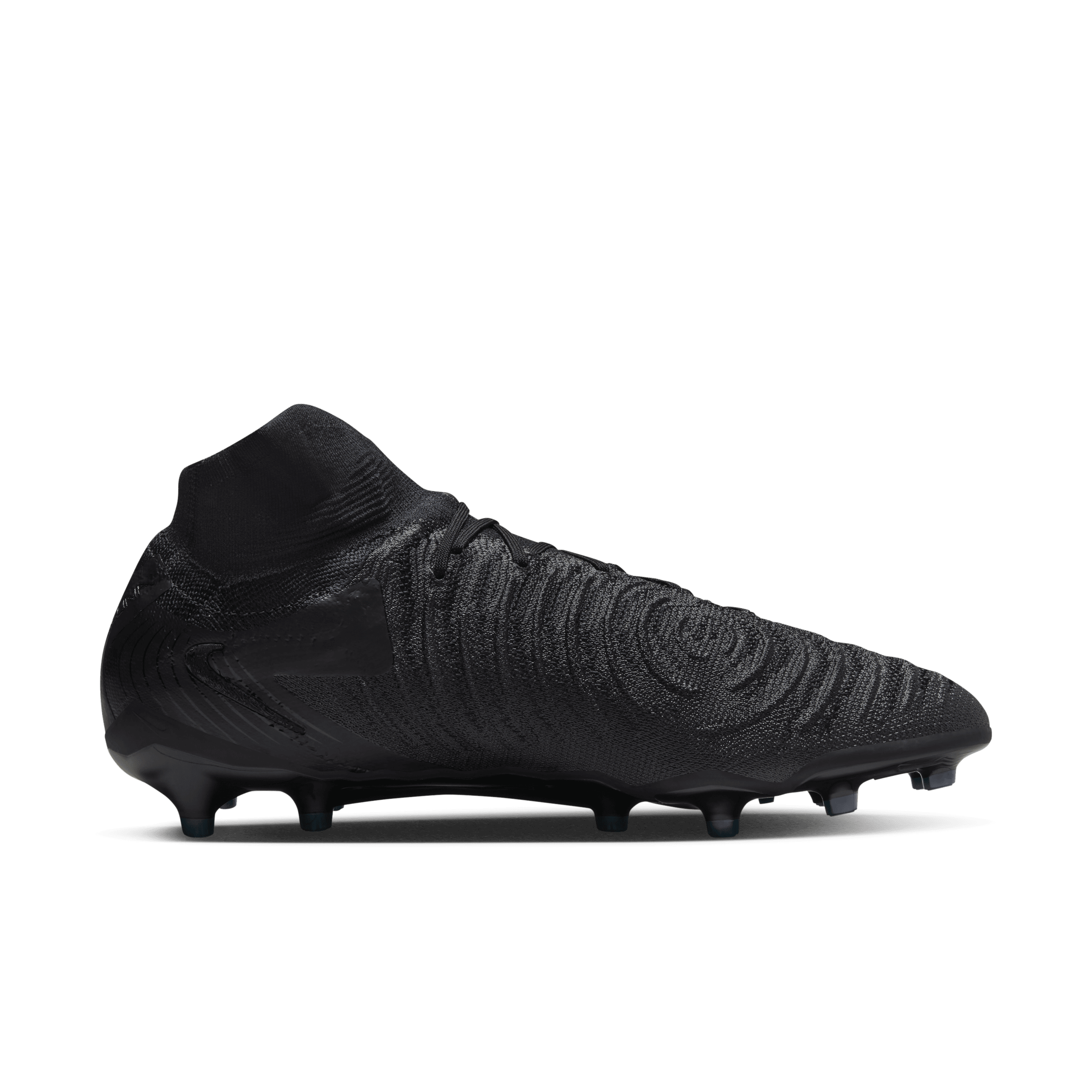 Chaussure de foot montante à crampons AG Nike Phantom Luna 2 Elite - Noir