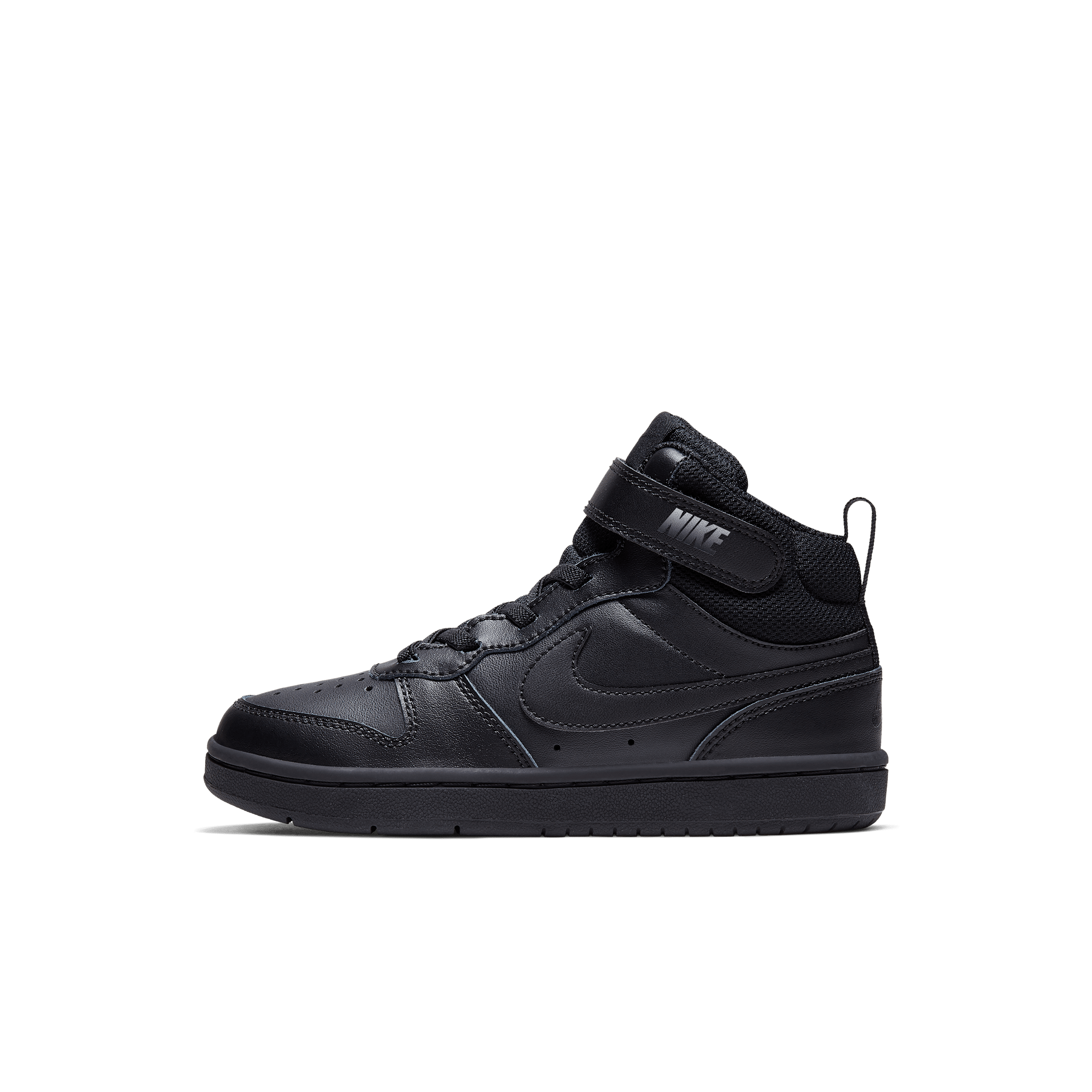 Nike Court Borough kindersneaker zwart