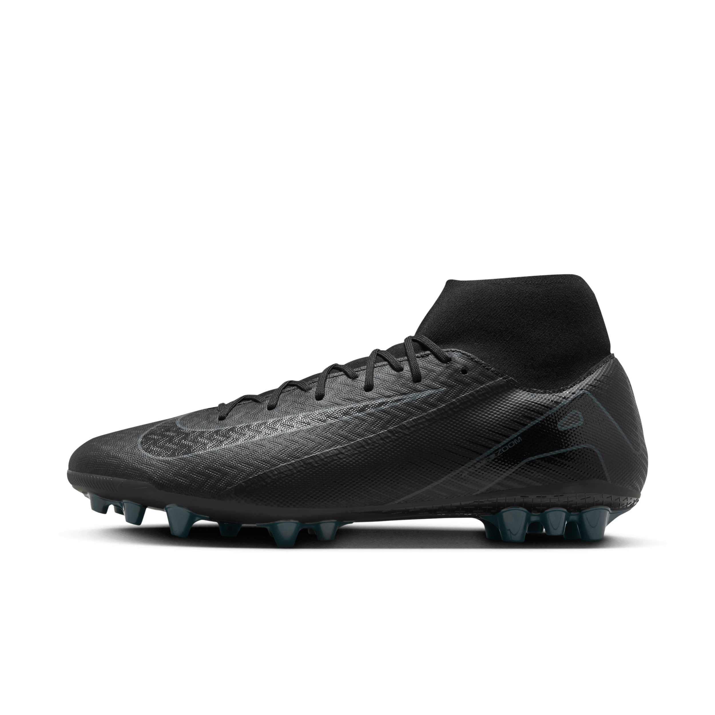 Chaussure de foot montante à crampons AG Nike Mercurial Superfly 10 Academy - Noir