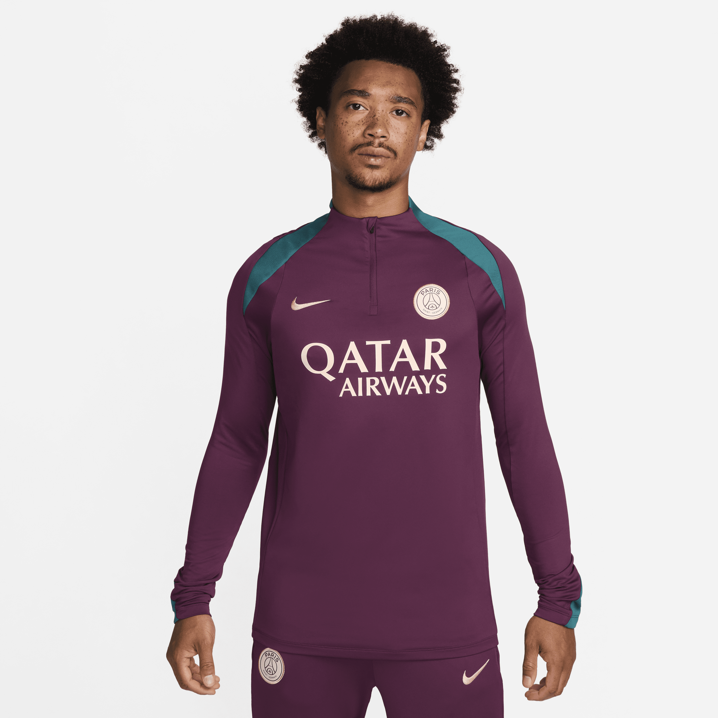 Haut d'entraînement de football Nike Dri-FIT Paris Saint-Germain Strike pour homme - Rouge