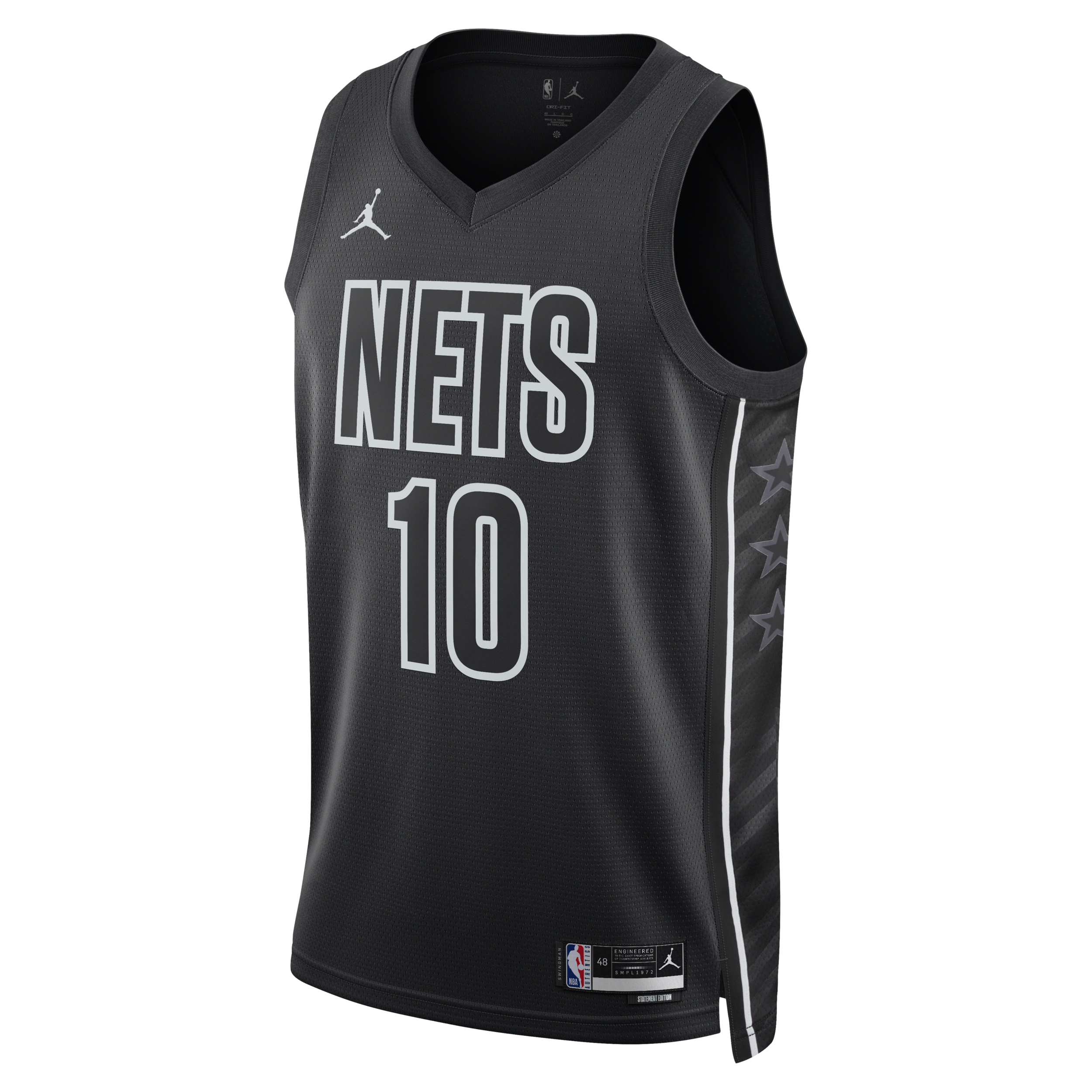 Maillot Jordan Dri-FIT NBA Swingman Brooklyn Nets Statement Edition - Noir