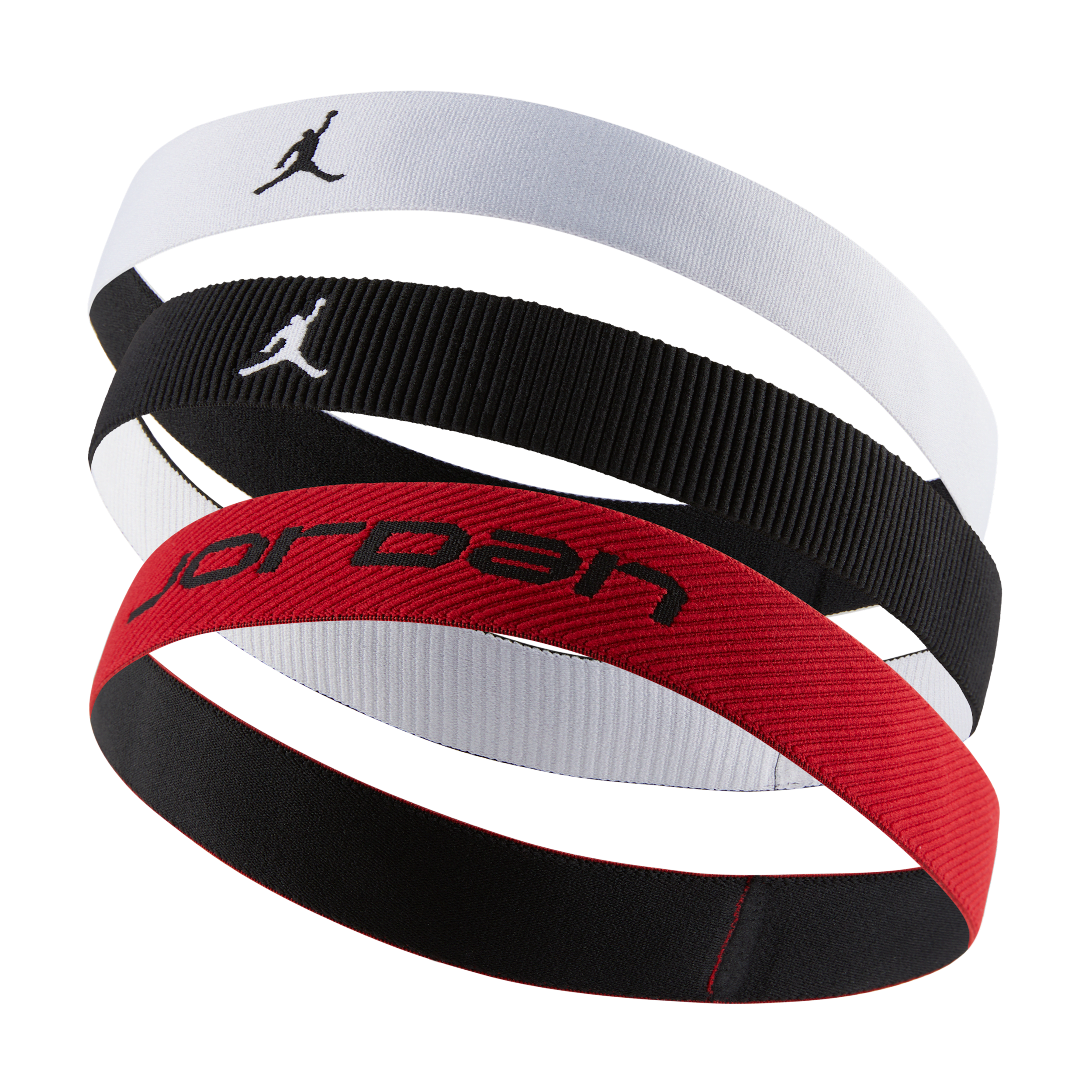 Jordan Sport brede hoofdbanden (3 stuks) Wit