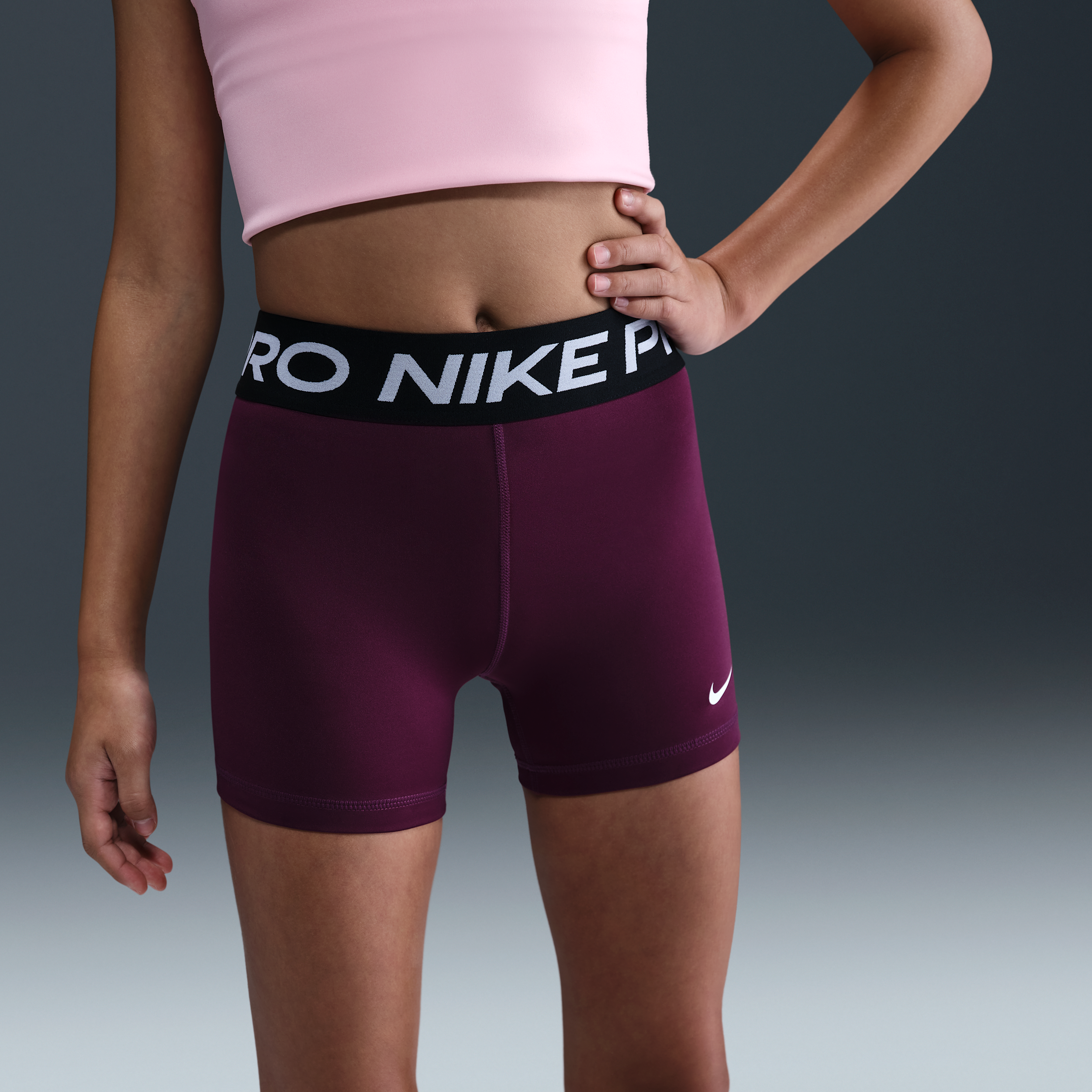 Thumbnail - Nike Pro Shorts (Mädchen) - Rot