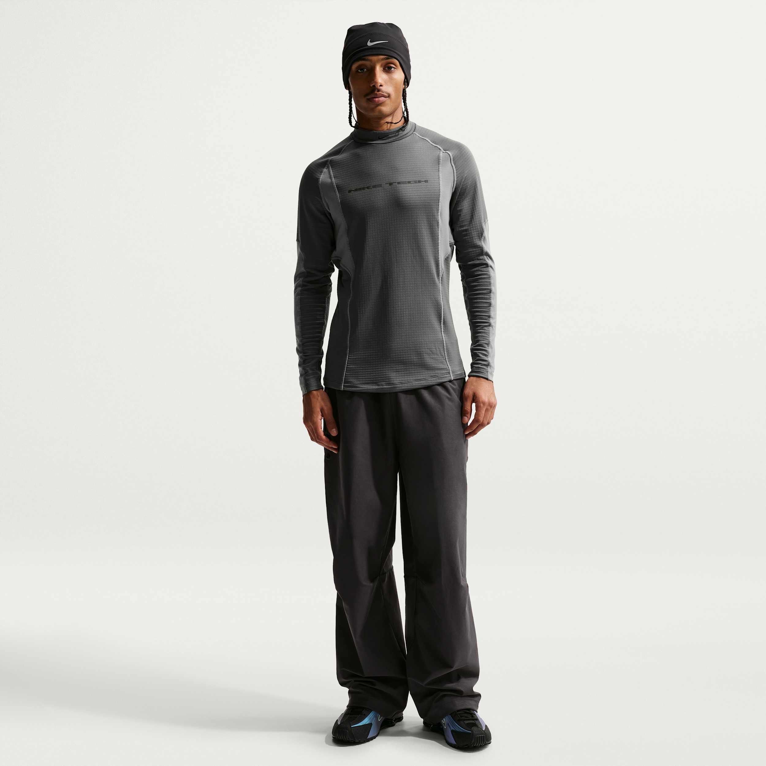 Pantaloni in maglia Dri-FIT Shori Nike Tech – Uomo - Grigio