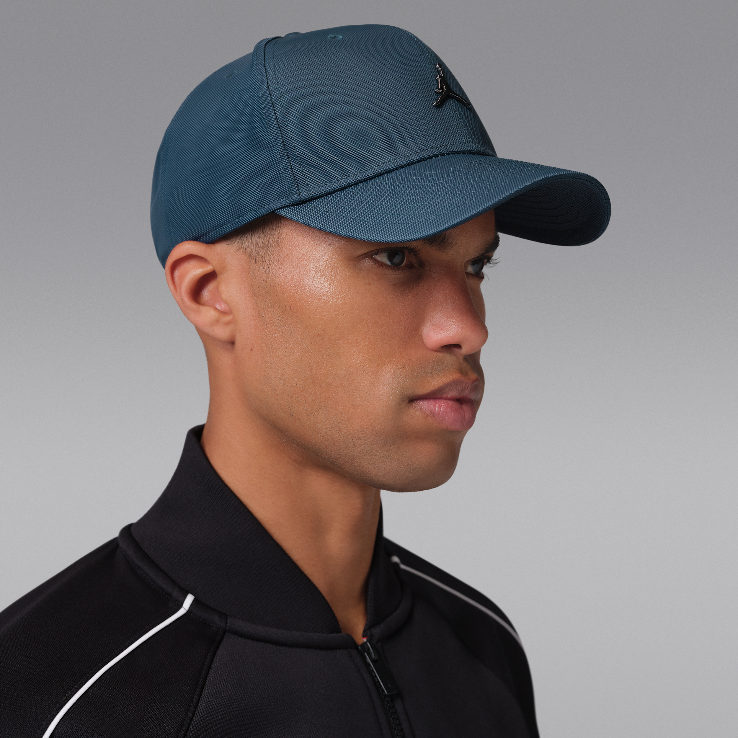 Thumbnail - Jordan Rise strukturierte Cap mit Jumpman aus Metall - Blau