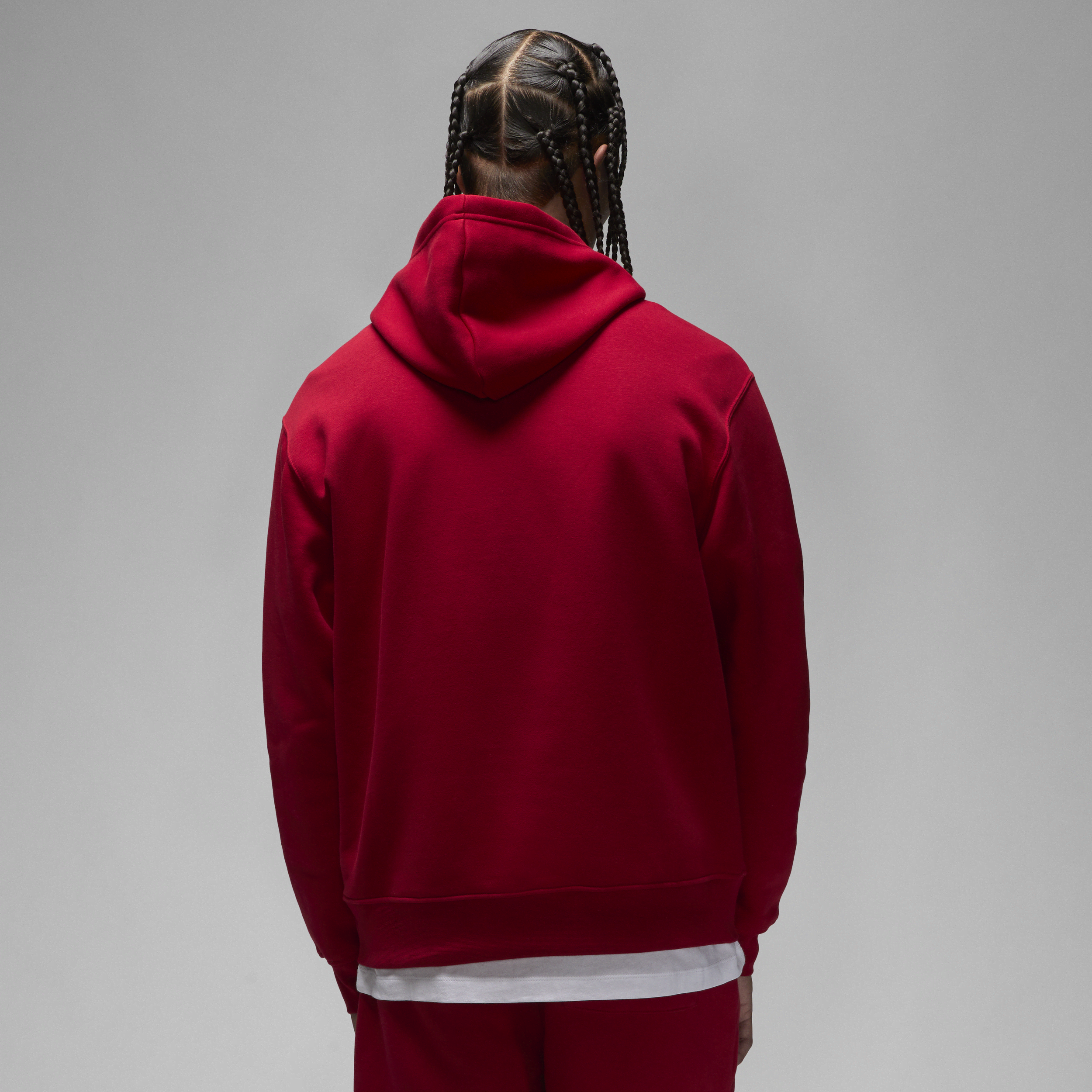 Thumbnail - Jordan Brooklyn Fleece Hoodie (Herren) - Rot