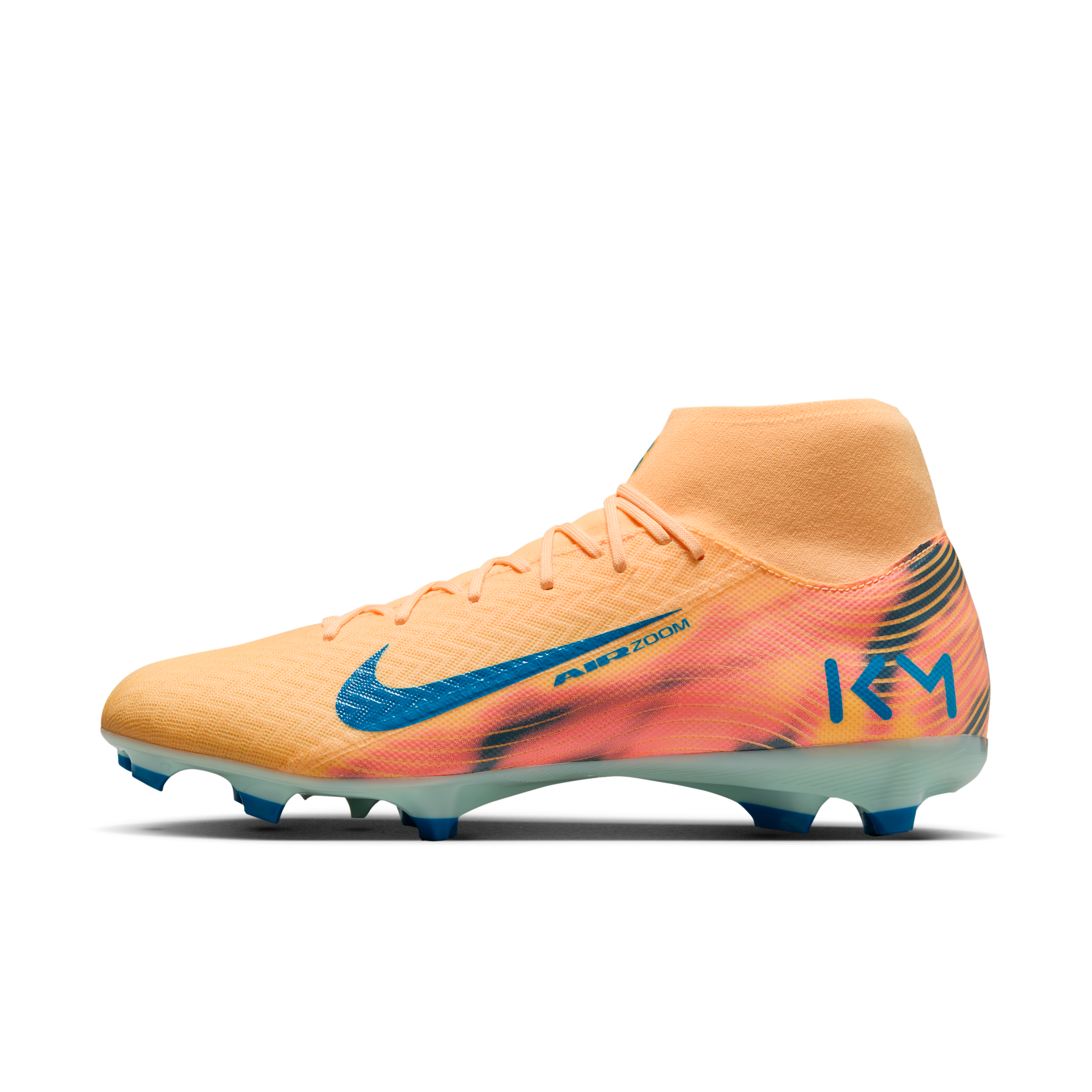 Thumbnail - Nike Mercurial Superfly 10 Academy "Kylian Mbappé" MG High-Top-Fußballschuh - Orange