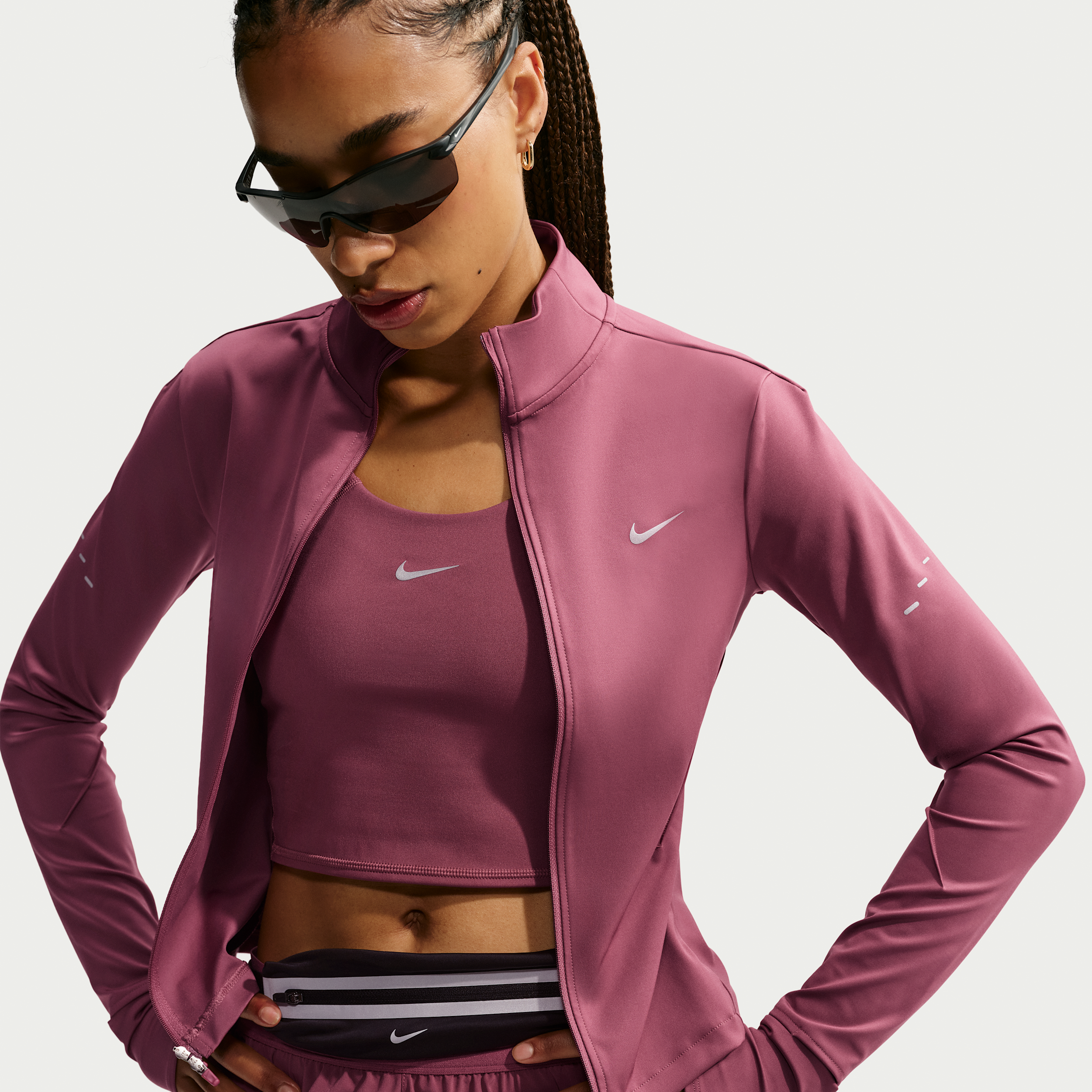 Nike Veste De Running A Zip Dri Fit Nike Swift Pour