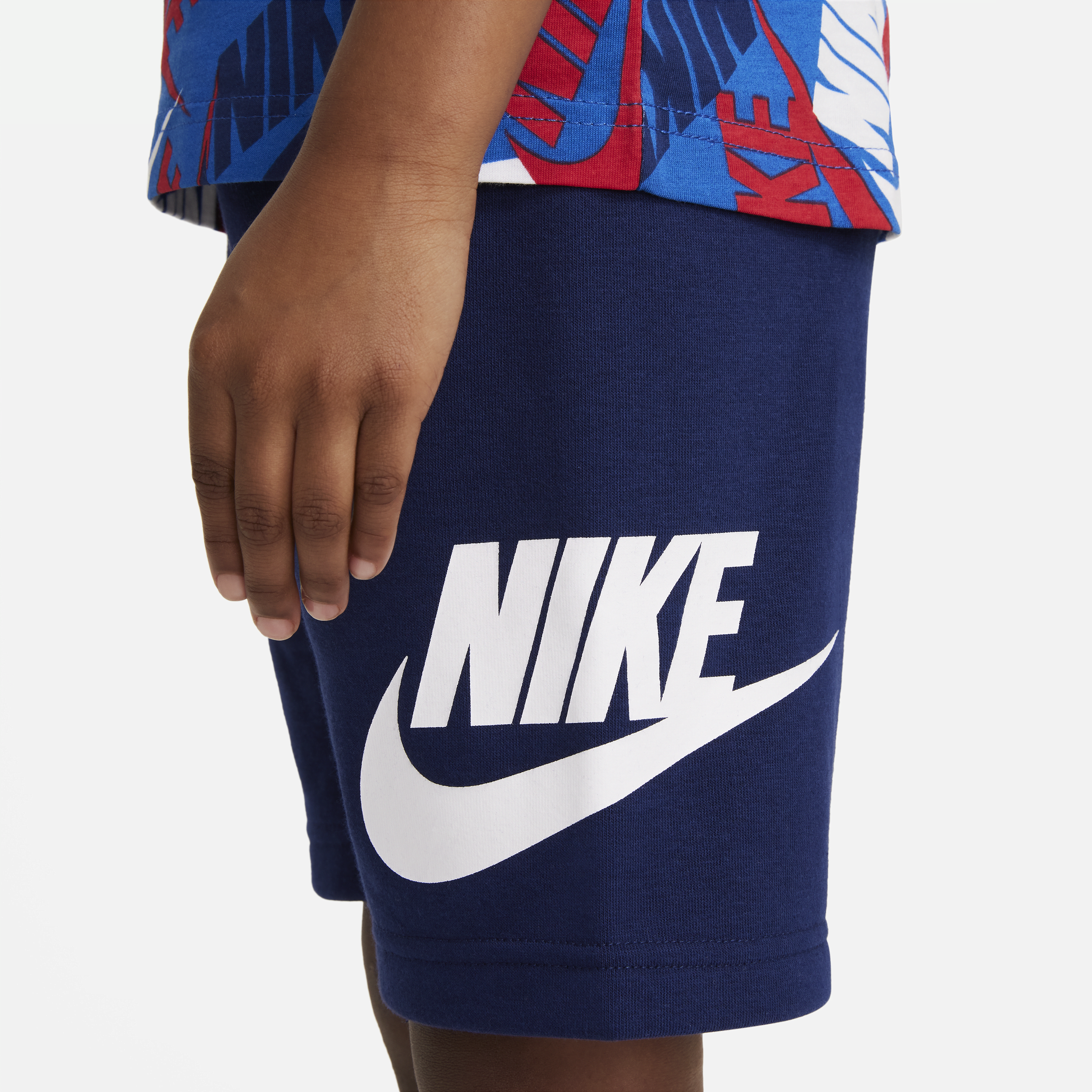 Nike Sportswear kleuterset met T-shirt en shorts Meerkleurig