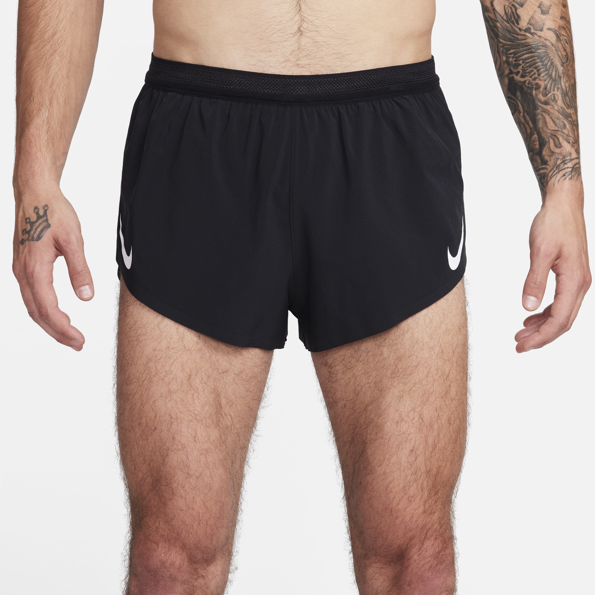 Nike AeroSwift Dri-FIT ADV hardloopshorts met binnenbroek voor heren (5 cm) Zwart