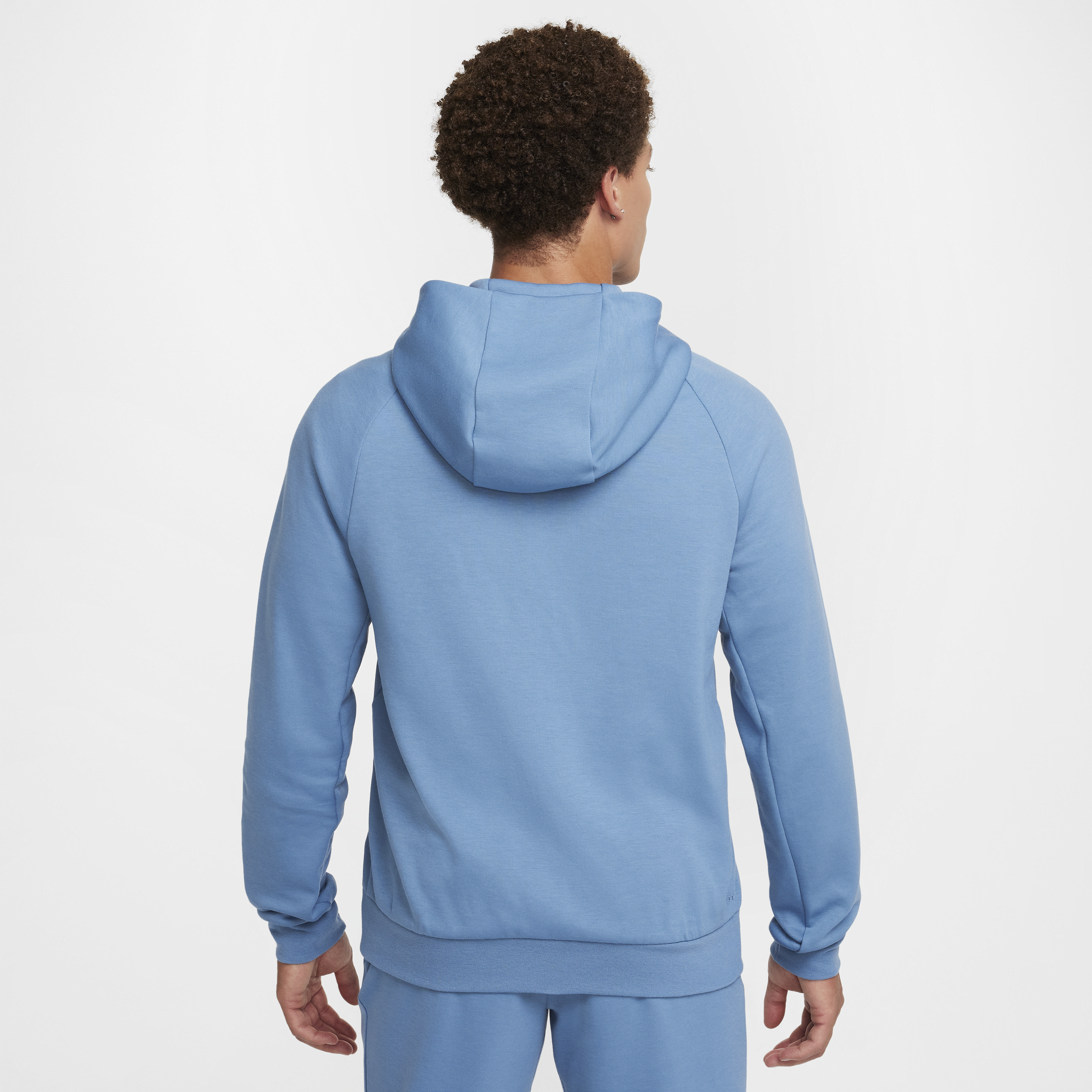 Sweat à capuche et zip haute performance Dri-FIT UV Nike Primary Fleece pour homme - Bleu